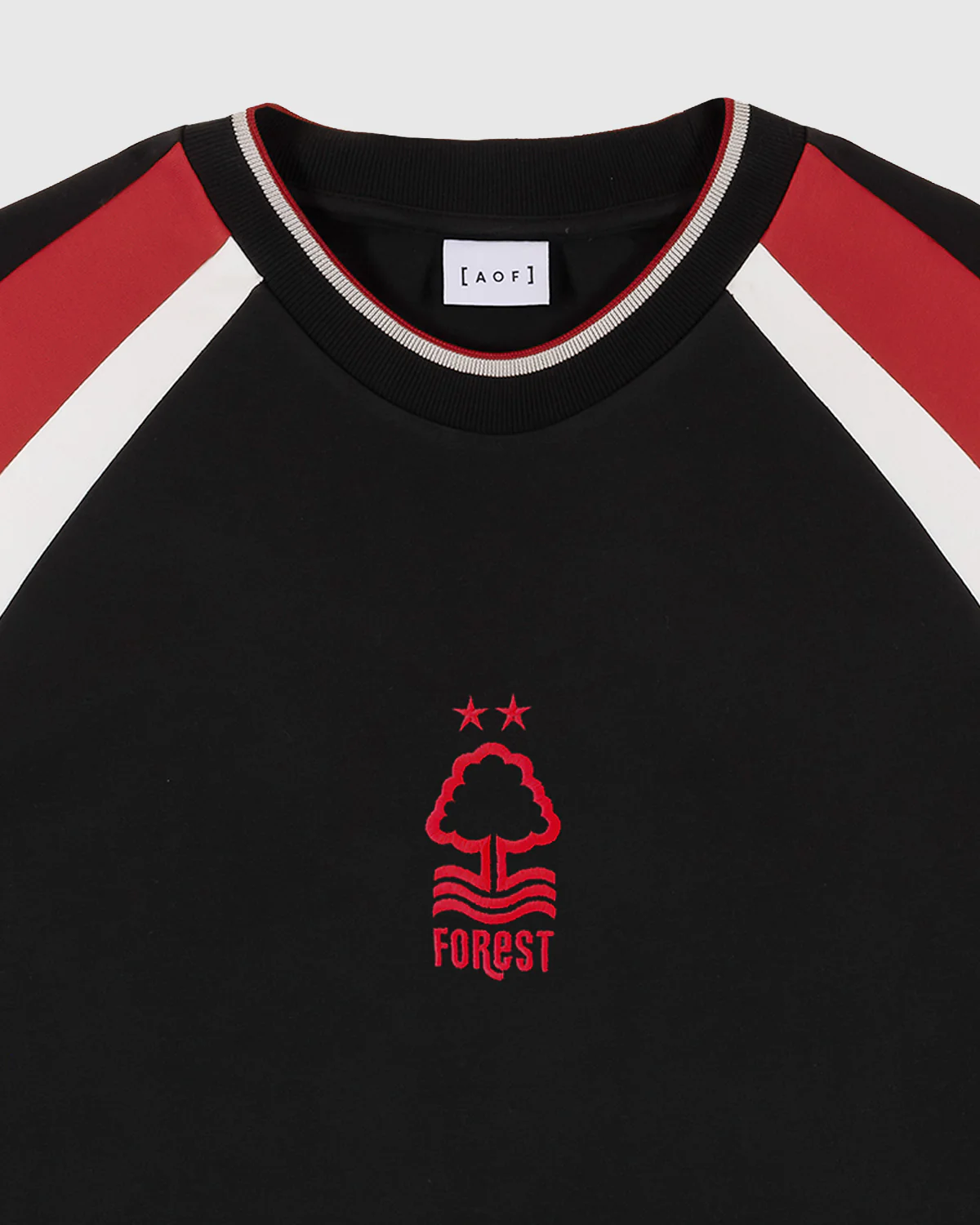 Art of NFFC Black 90s Panelled T-Shirt - Image 3