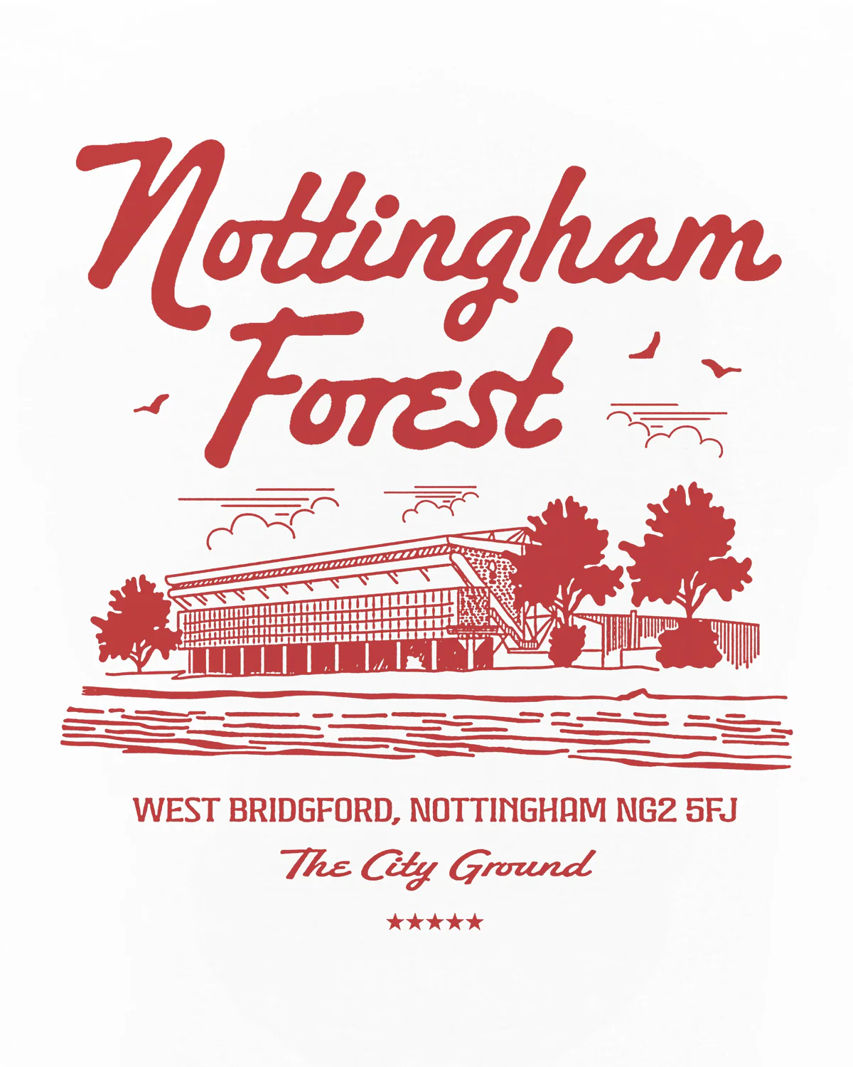 Art of NFFC White Motel T-Shirt - Image 3