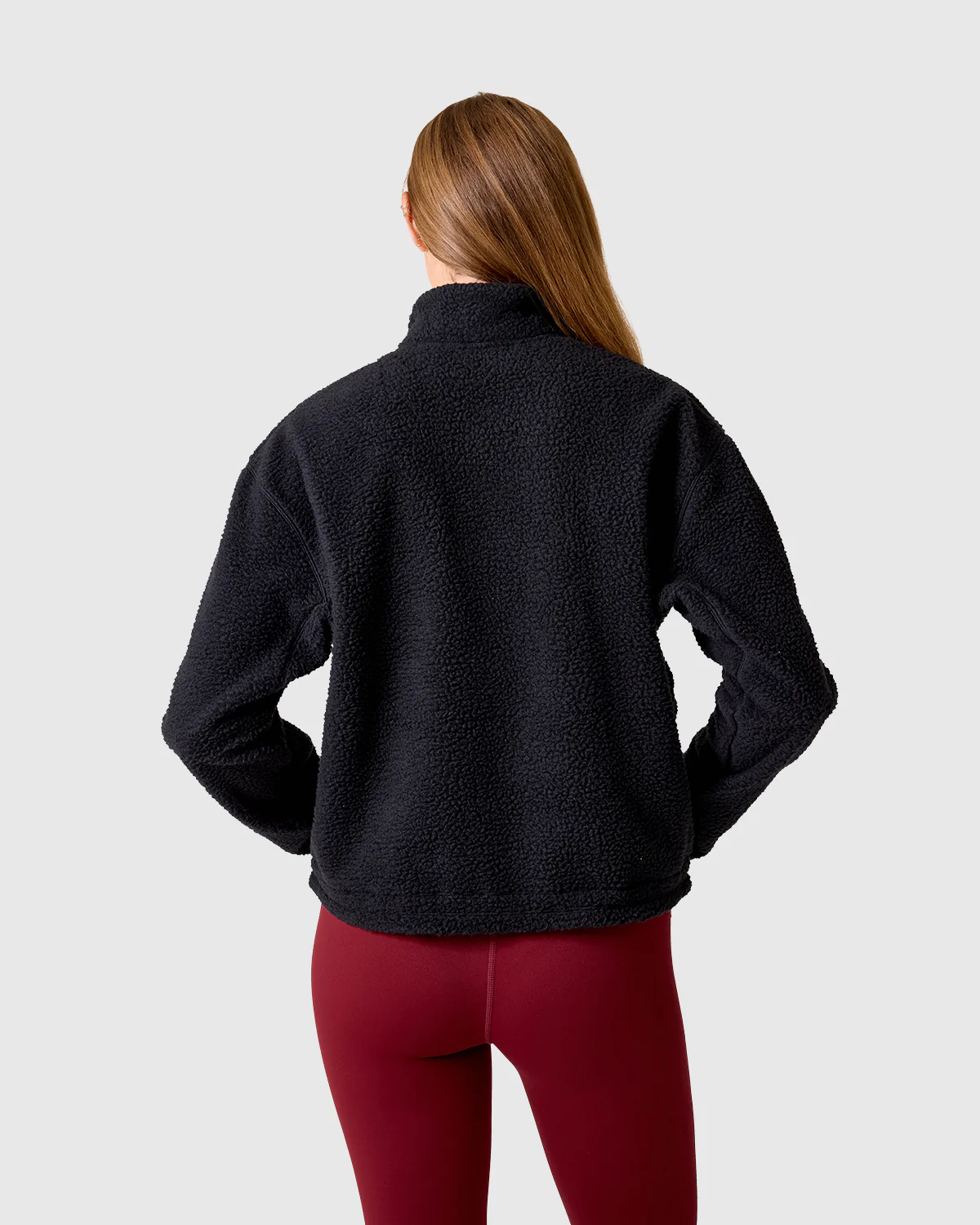 NFFC adidas Women's City Tech Black Half Zip Fleece - Image 6