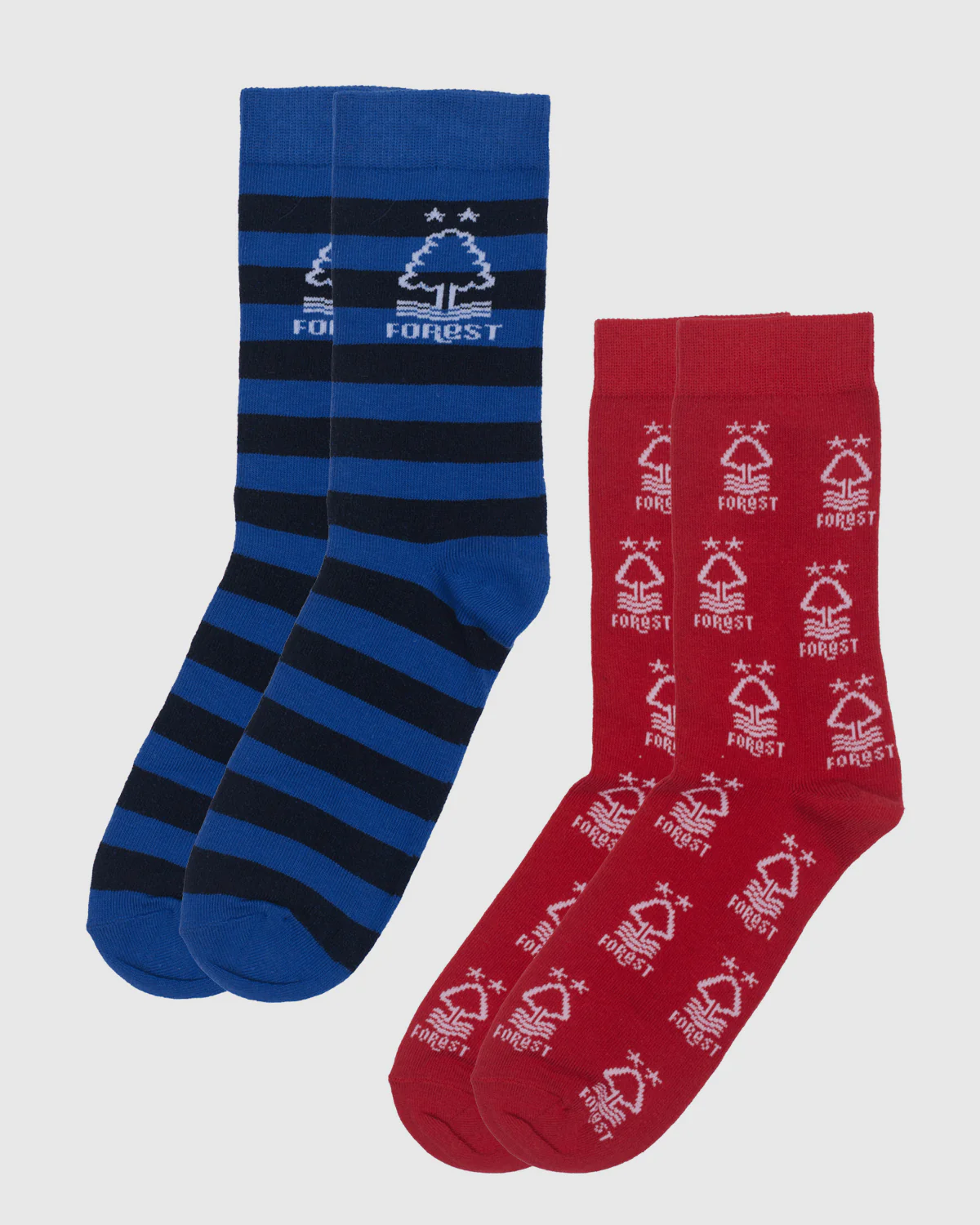 NFFC 2 Pack Multi-Crest Socks