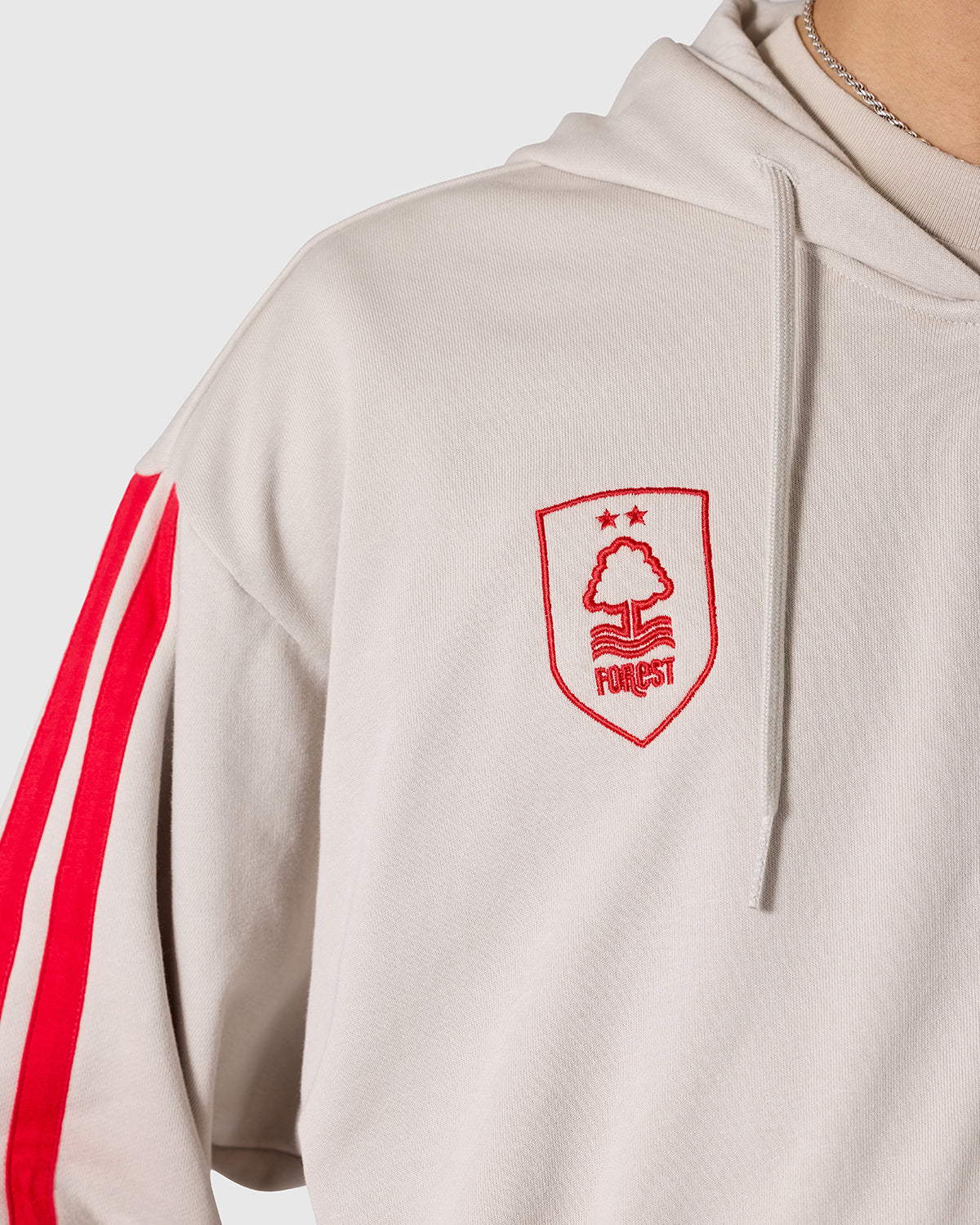 NFFC adidas Alumina 3-Stripe Full Zip Hoodie - Image 4