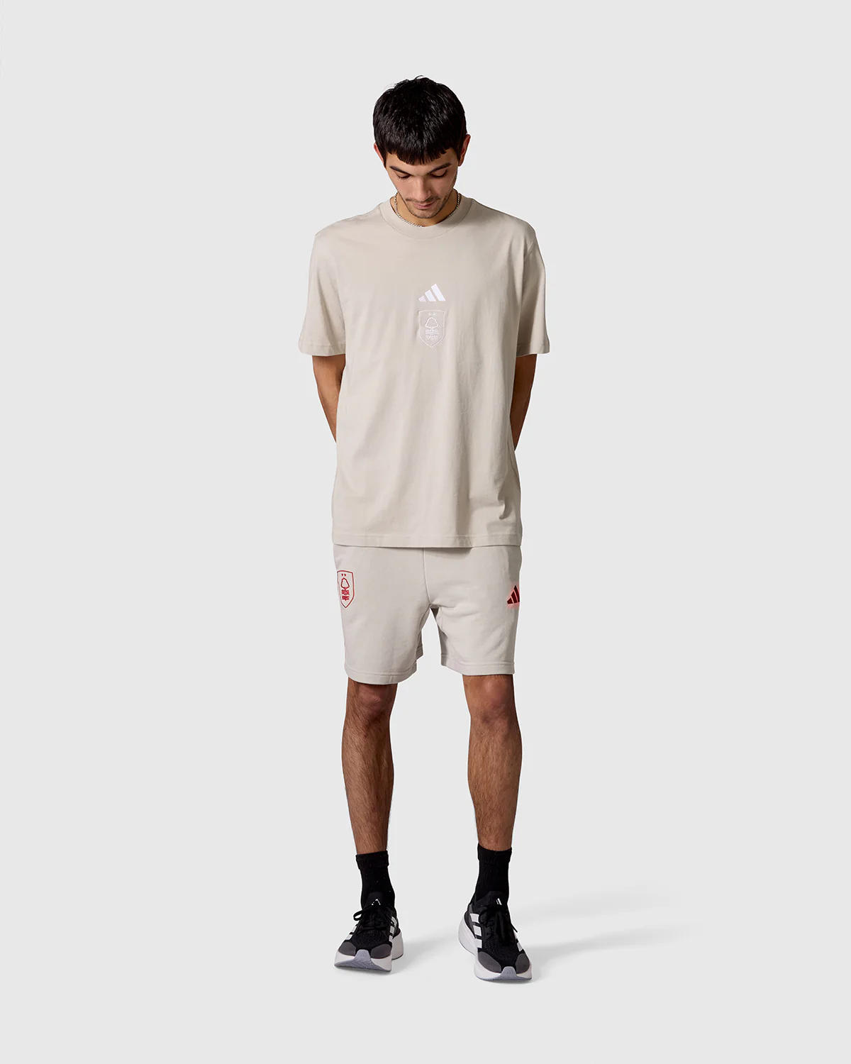 NFFC adidas Alumina 3-Stripe Shorts - Image 4