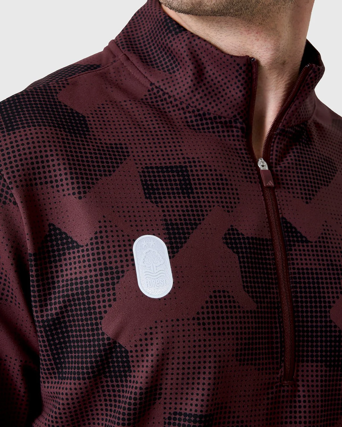 NFFC Adidas Golf Go-To Print 1/4 Zip Top - Image 2