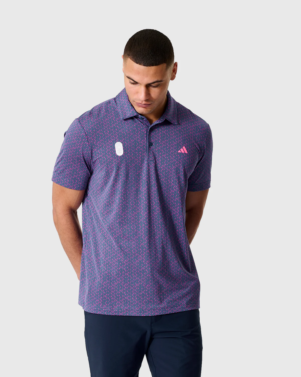NFFC Adidas Golf Ultimate365 Tango Print Climacool Polo