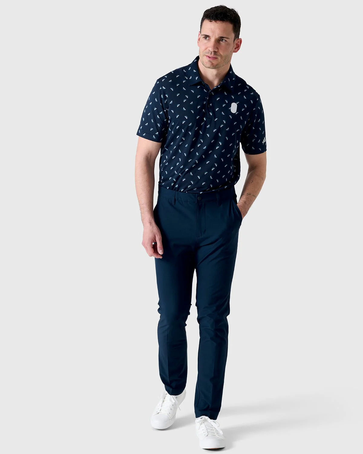 NFFC Adidas Golf Ultimate365 Navy Tapered Trousers - Image 4