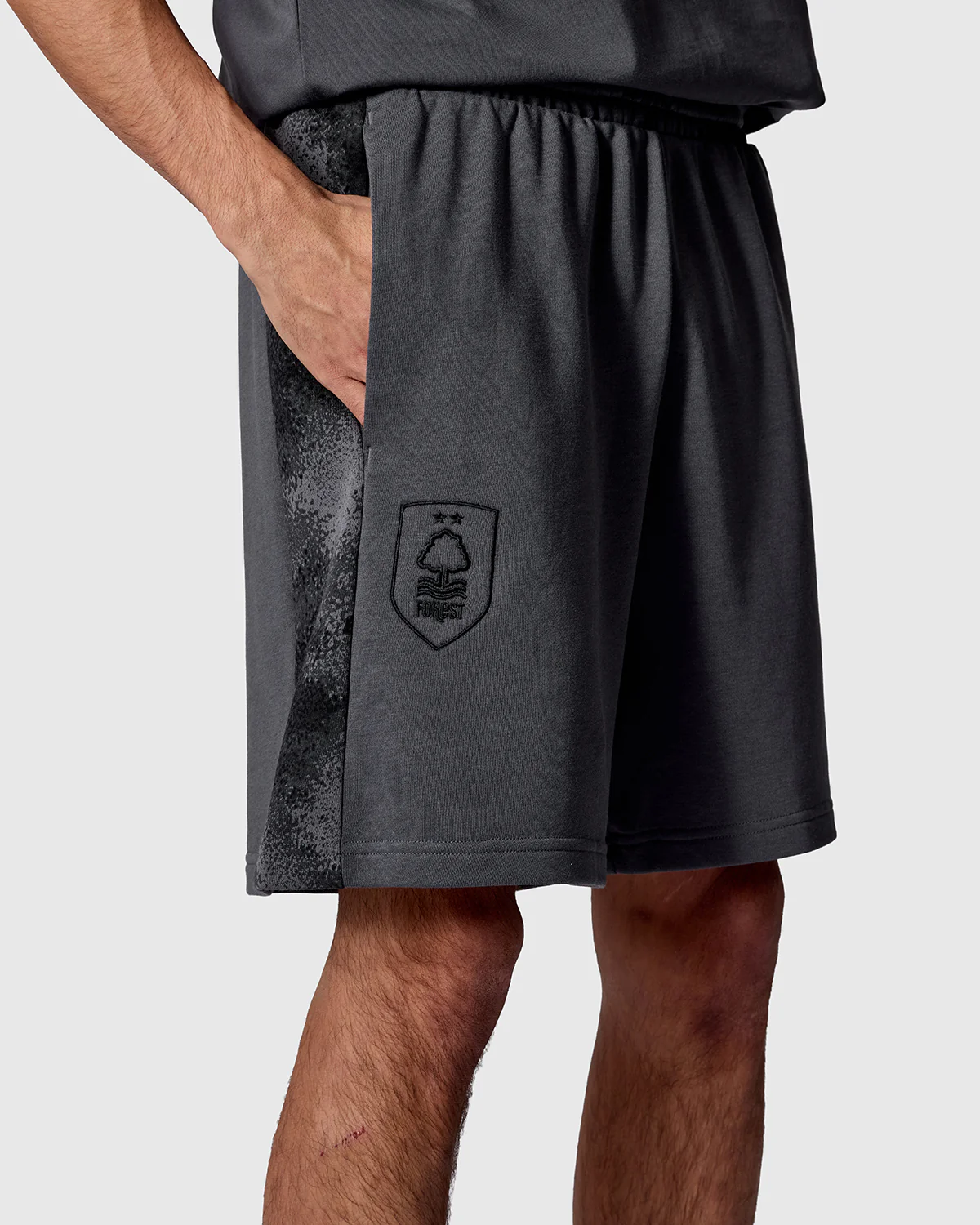NFFC adidas Grey Camo Print Shorts - Image 4