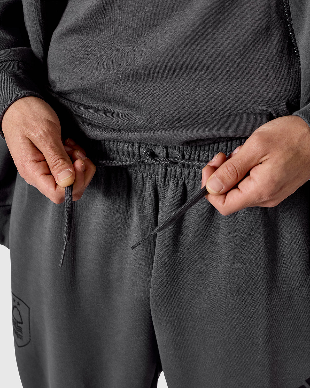 NFFC adidas Grey Future Icons 3-Stripe Joggers - Image 6
