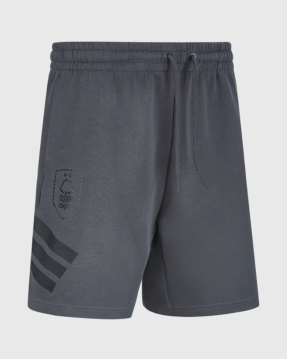 NFFC adidas Grey Future Icons 3-Stripe Shorts - Image 7