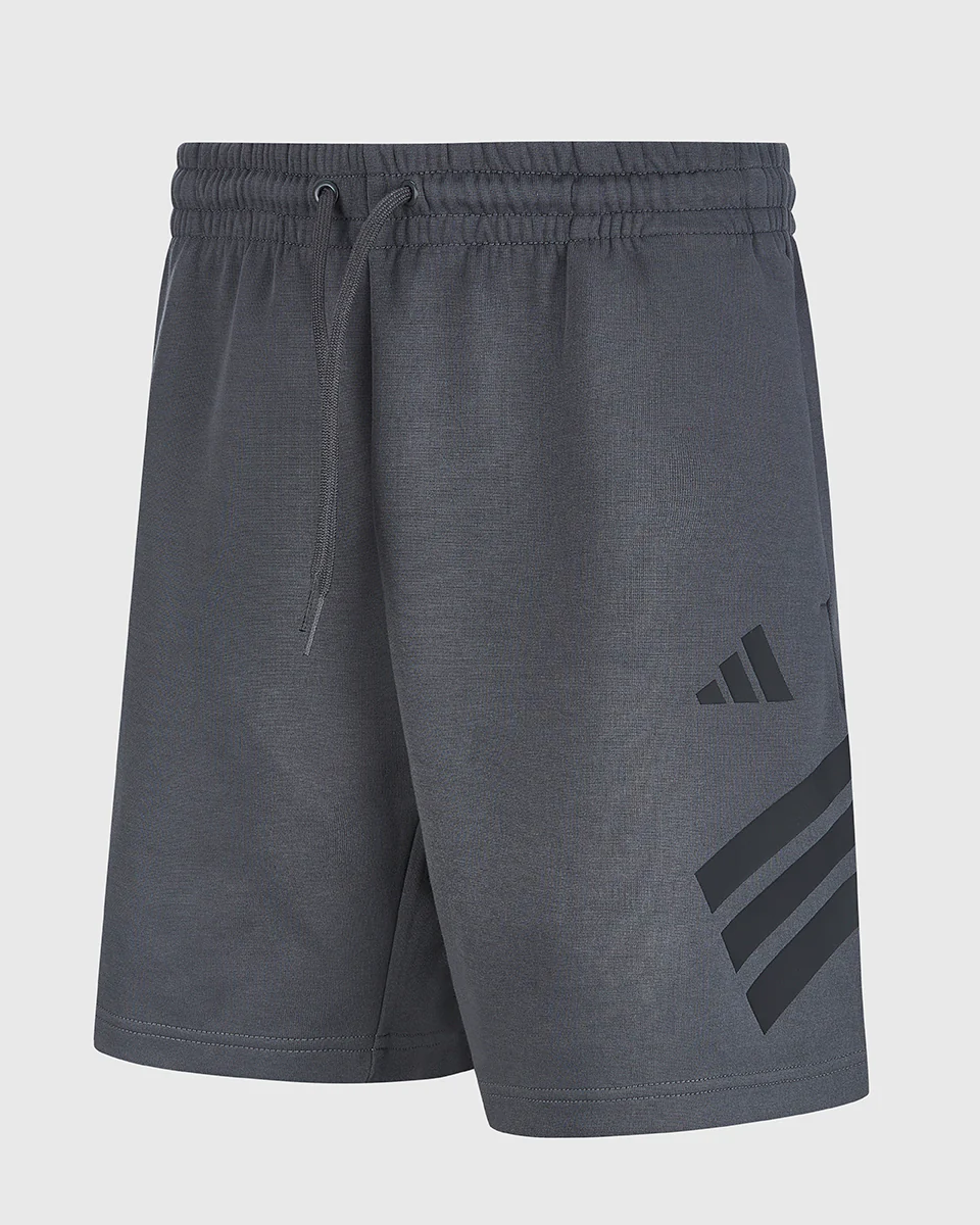 NFFC adidas Grey Future Icons 3-Stripe Shorts - Image 8