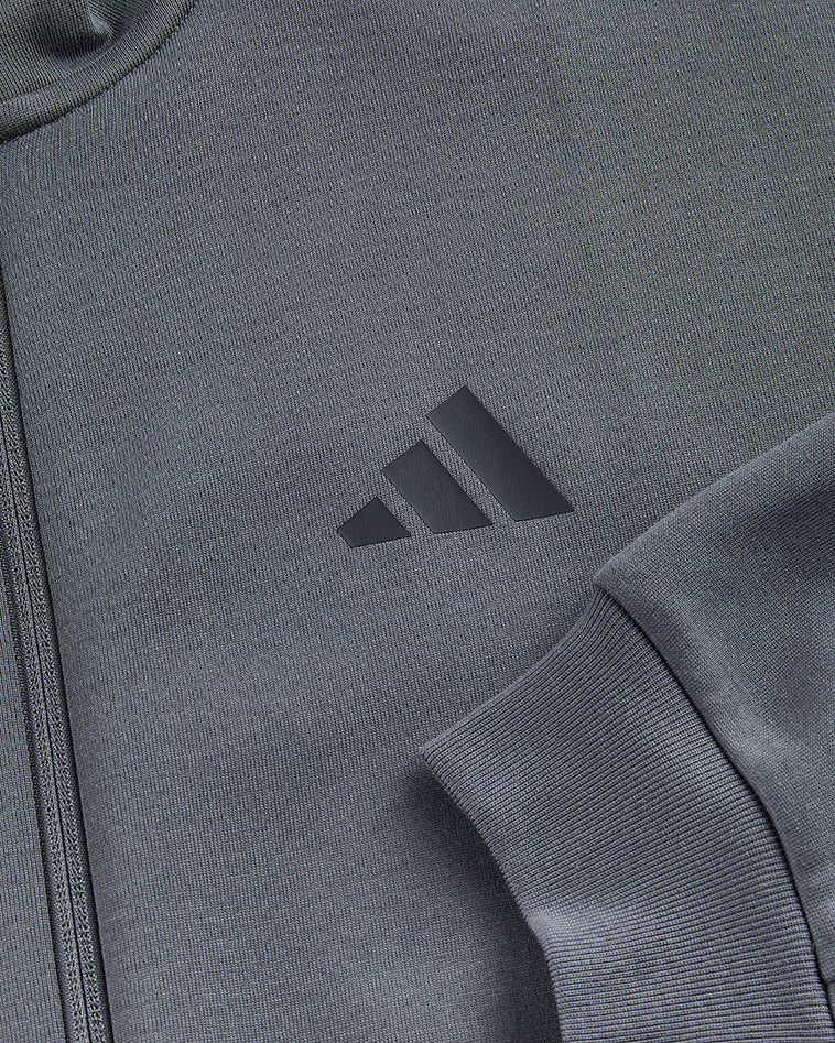 NFFC adidas Grey Future Icons 3-Stripe Track Top - Image 10