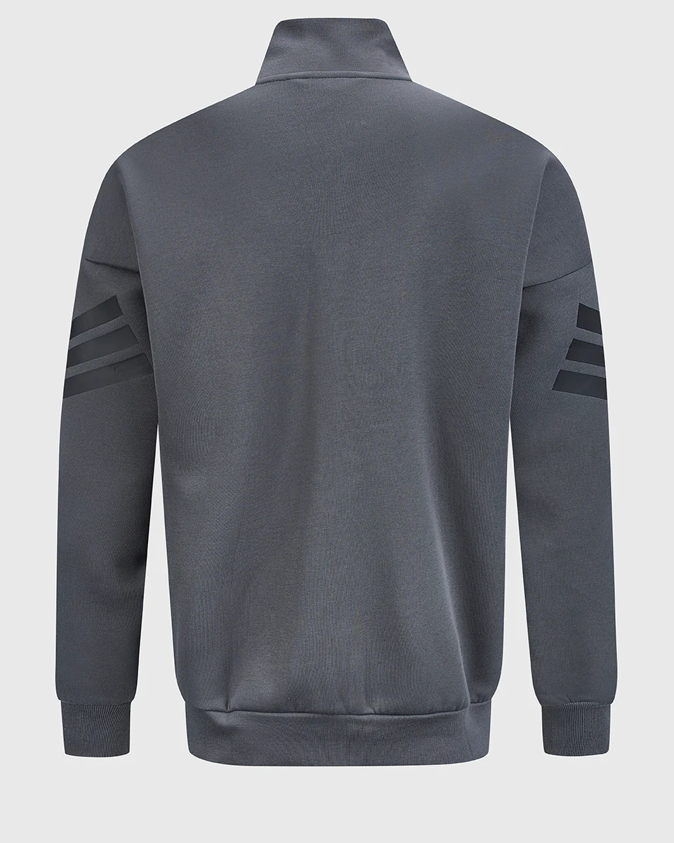 NFFC adidas Grey Future Icons 3-Stripe Track Top - Image 8