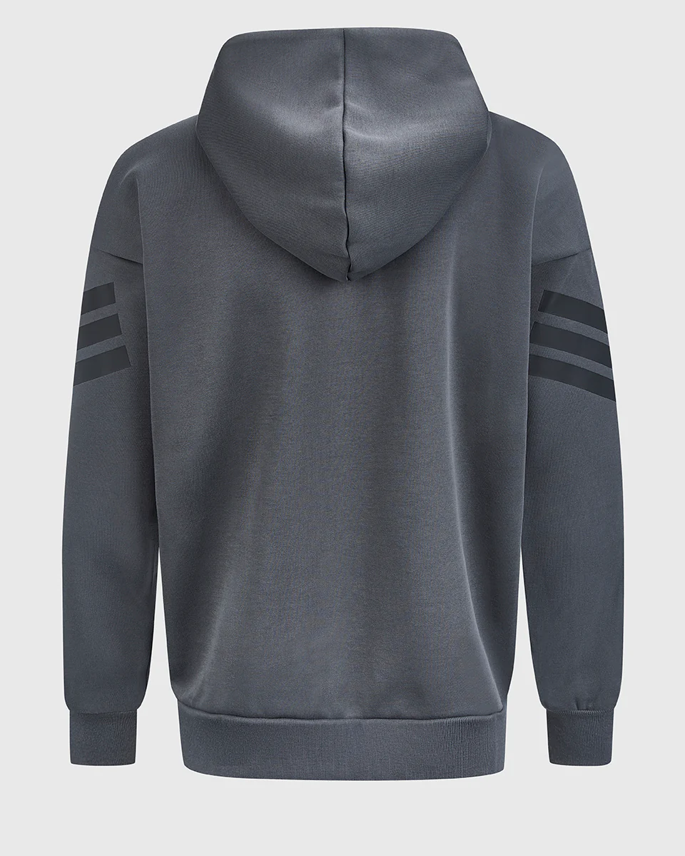 NFFC adidas Grey Future Icons Full Zip Hoodie - Image 8