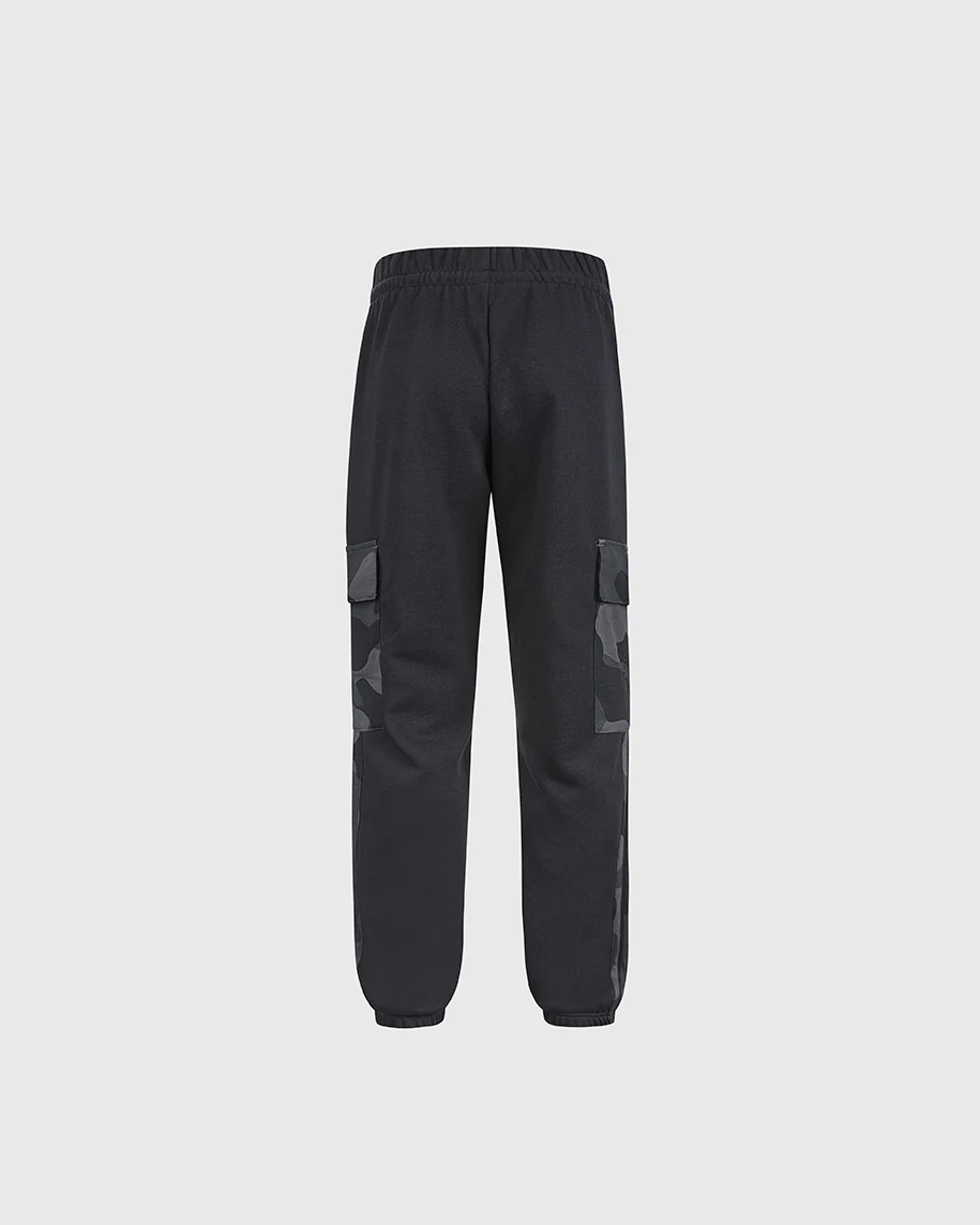 NFFC adidas Junior Black Camo Print Joggers - Image 6