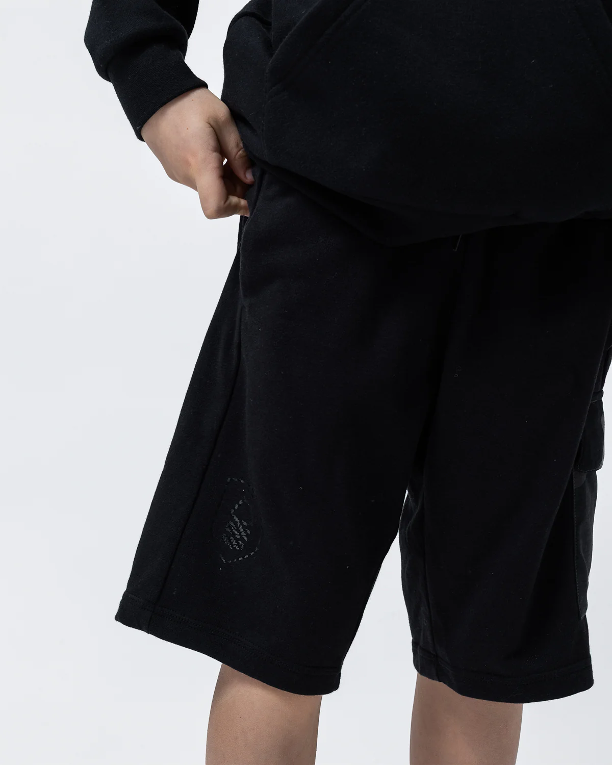 NFFC adidas Junior Black Camo Print Shorts - Image 4