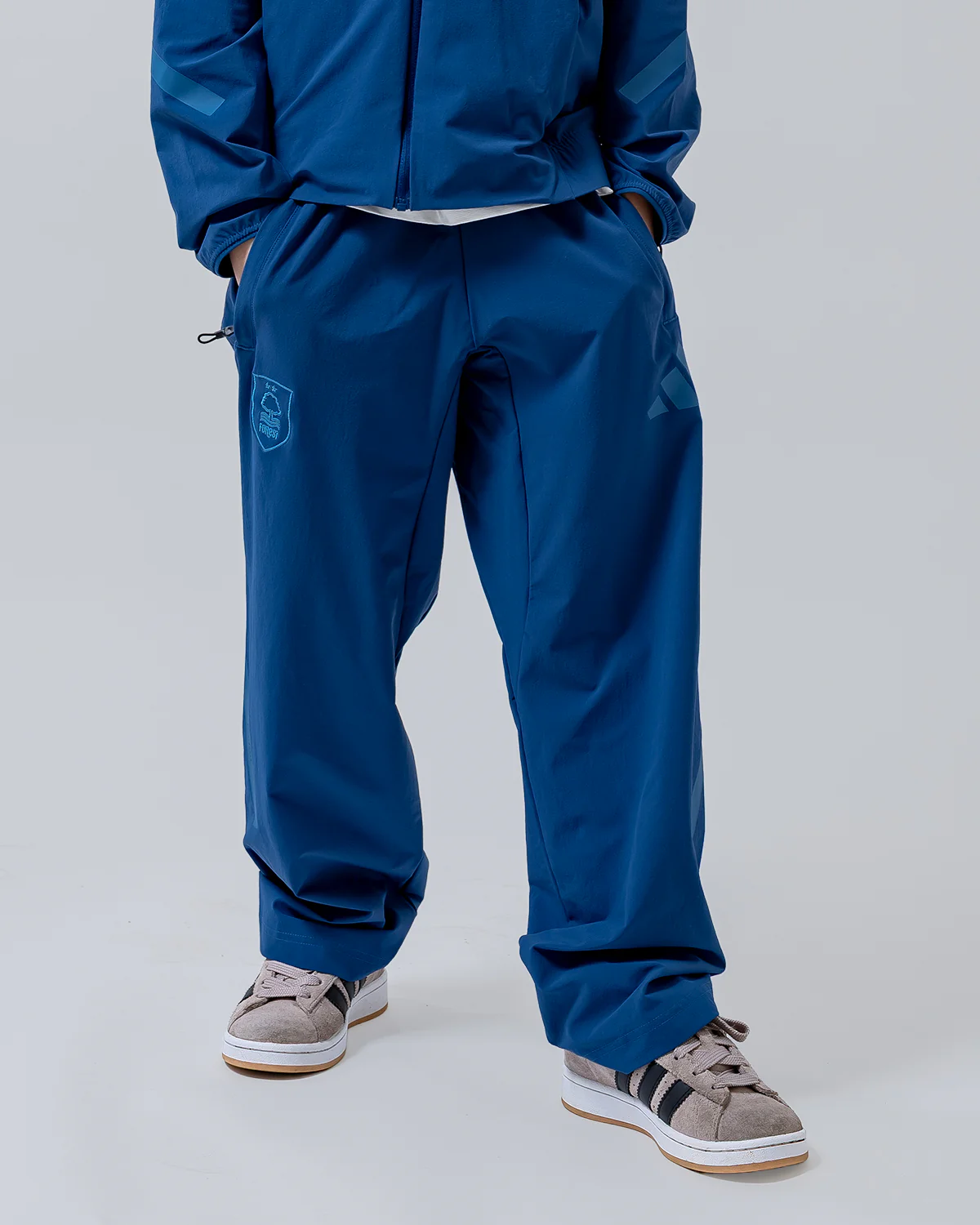 NFFC adidas Junior Dusky-Petrol ZNE Woven Pants - Image 2