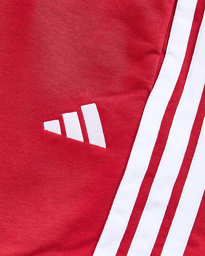 NFFC adidas Maroon 3-Stripe Shorts - Image 8