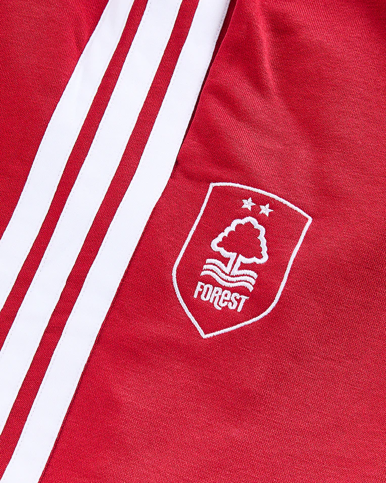 NFFC adidas Maroon 3-Stripe Shorts - Image 9