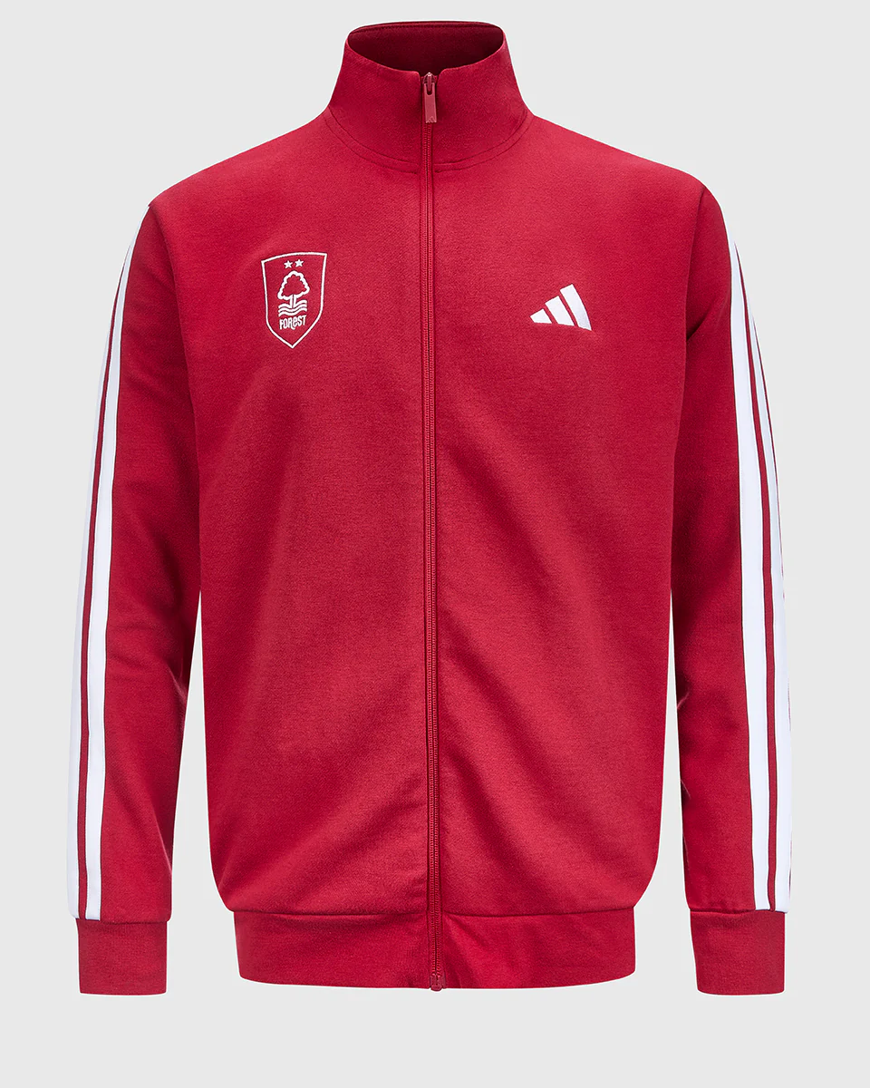 NFFC adidas Maroon 3-Stripe Tracksuit - Image 11