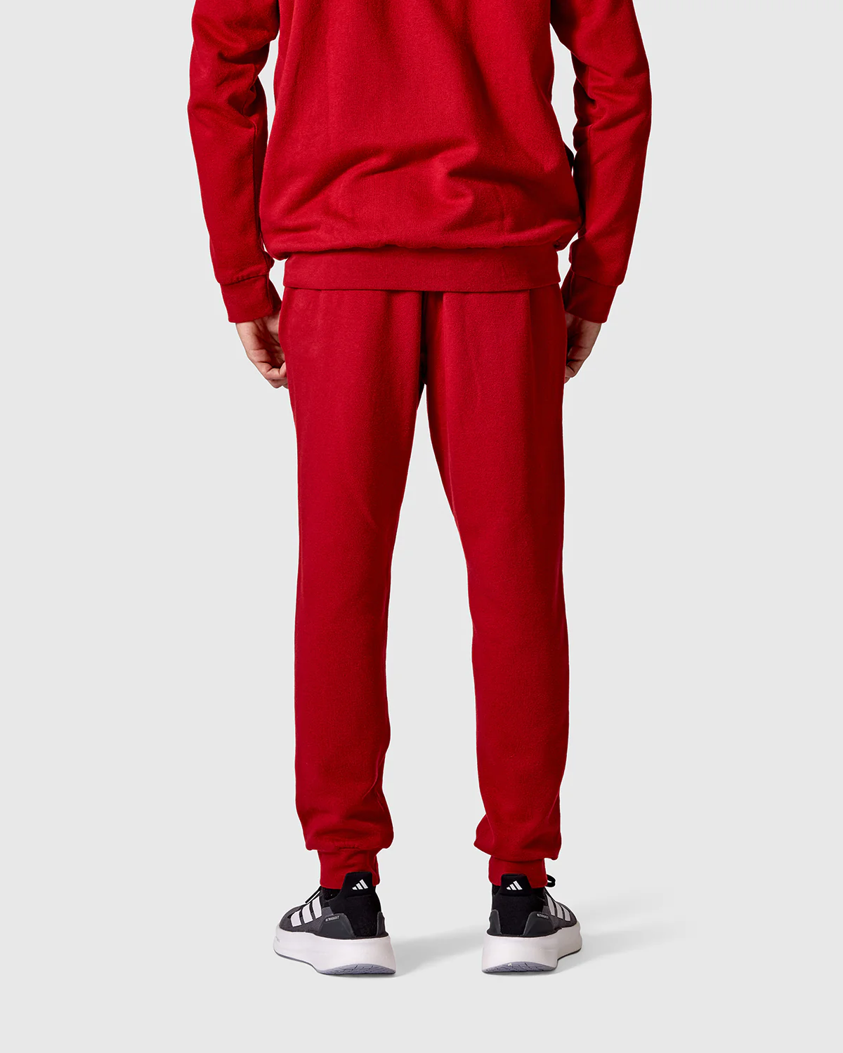 NFFC adidas Maroon 3-Stripe Tracksuit - Image 4