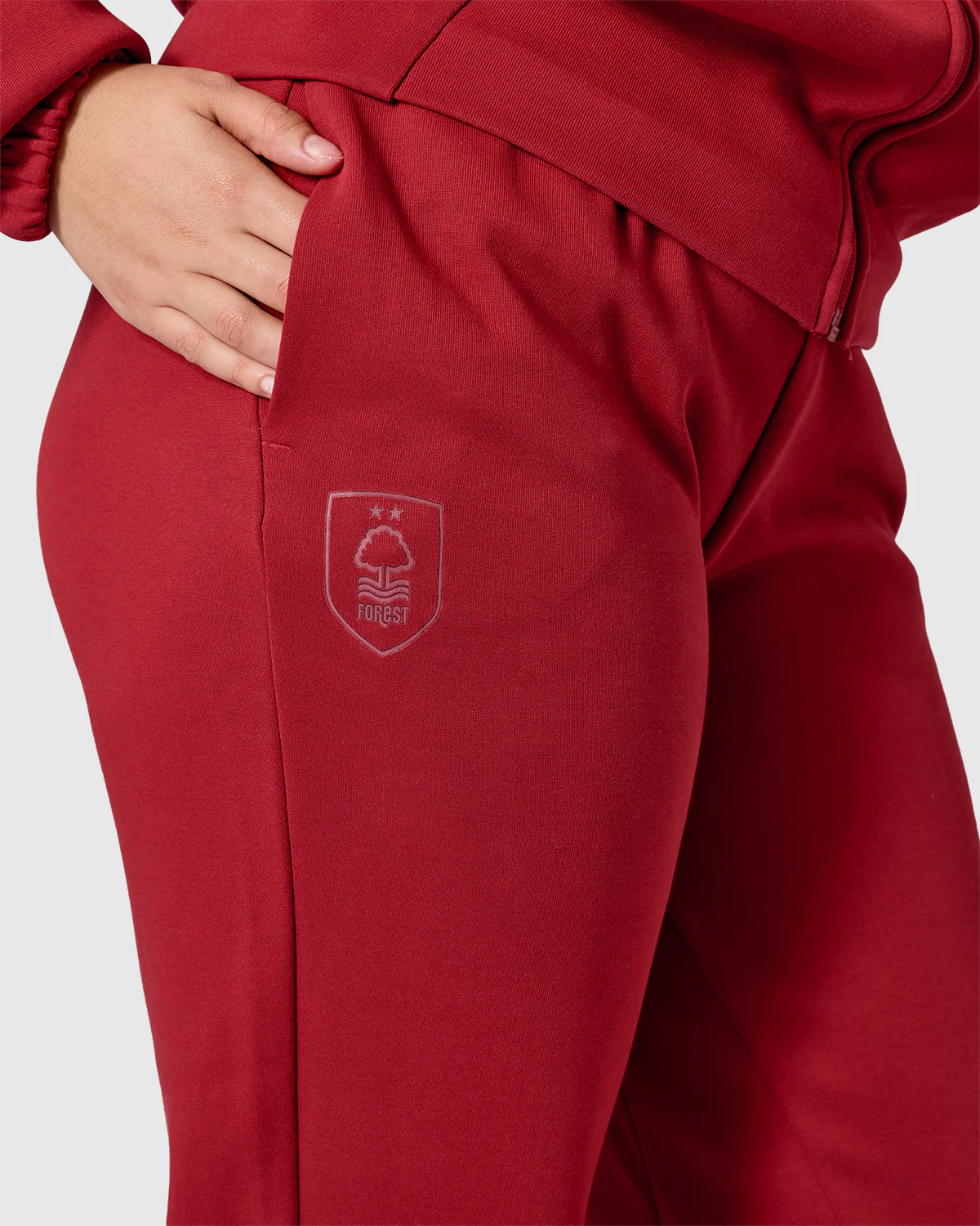 NFFC adidas Womens Maroon Future Icons Pant - Image 3
