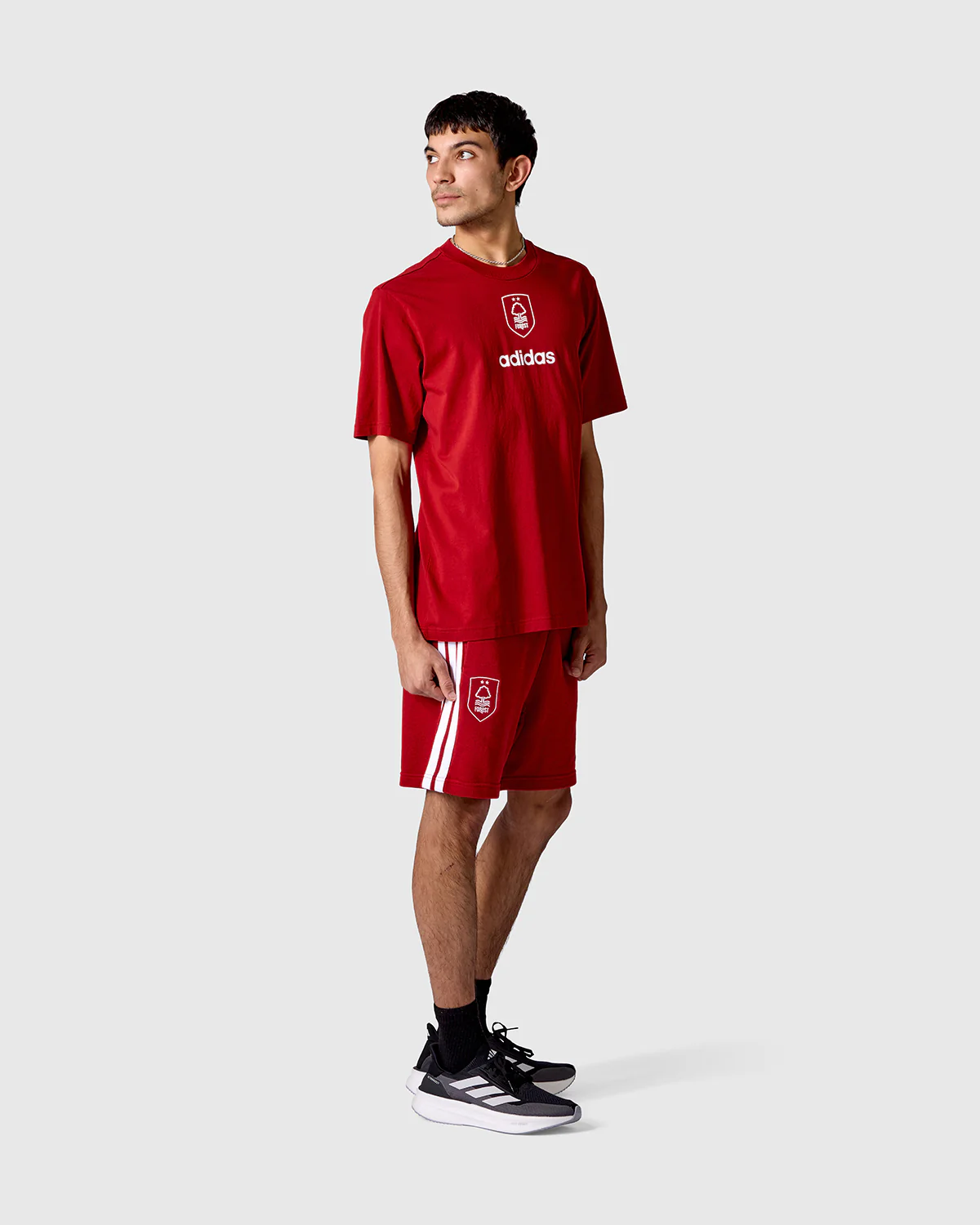 NFFC adidas Maroon Linear T-Shirt - Image 3