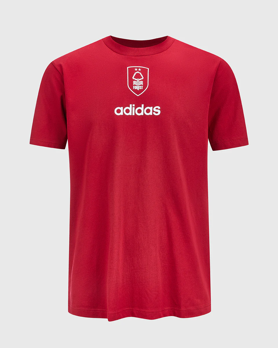 NFFC adidas Maroon Linear T-Shirt - Image 5