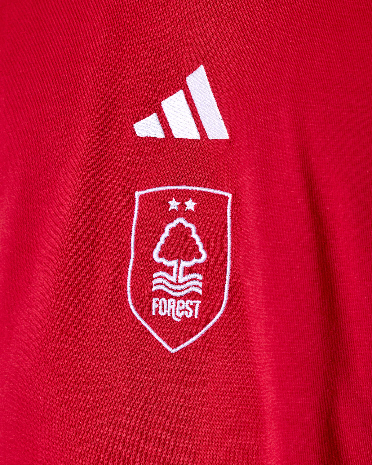 NFFC adidas Maroon Small Logo T-Shirt - Image 8