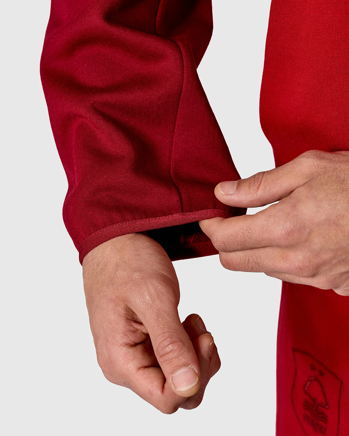 NFFC adidas Maroon ZNE Full Zip Hoodie - Image 5