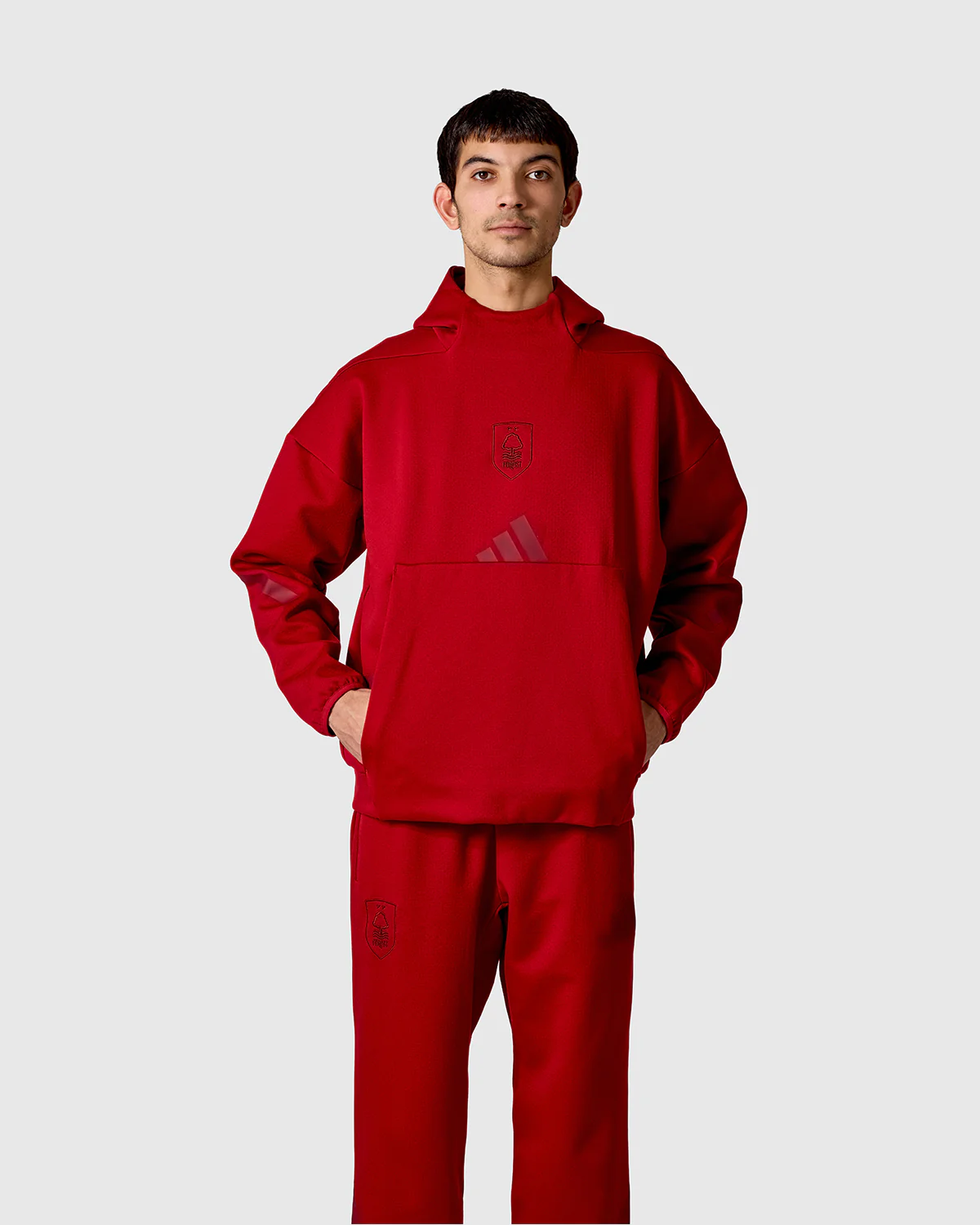 NFFC adidas Maroon ZNE Hoodie