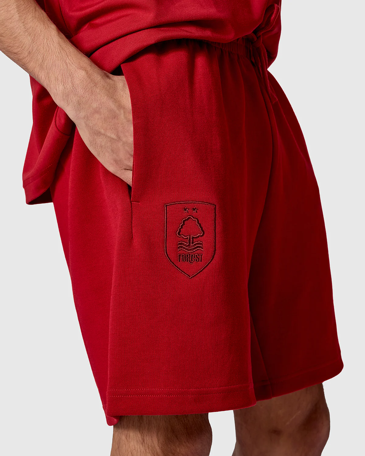 NFFC adidas Maroon ZNE Shorts - Image 3