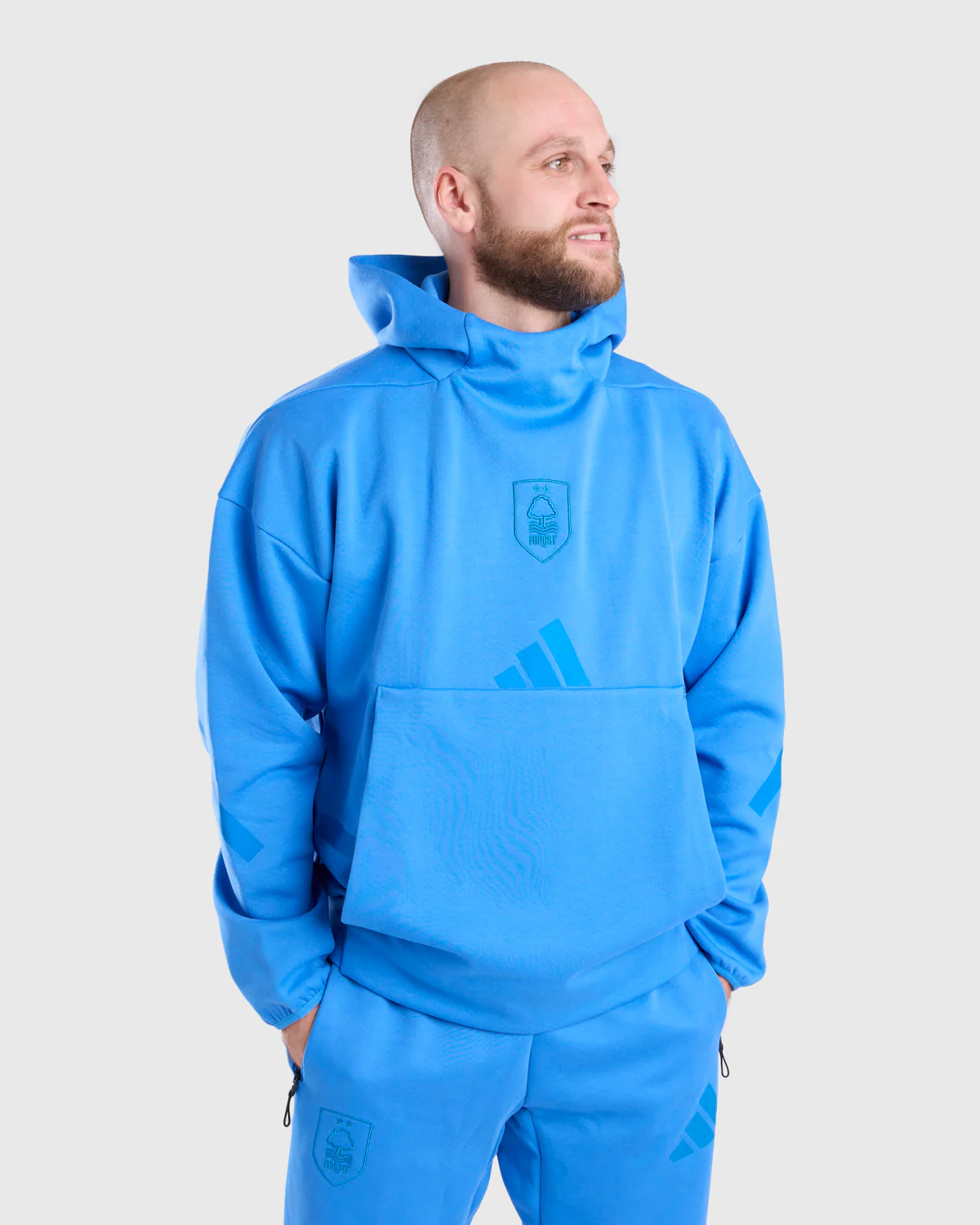NFFC adidas Ray-Blue ZNE Hoodie - Image 4
