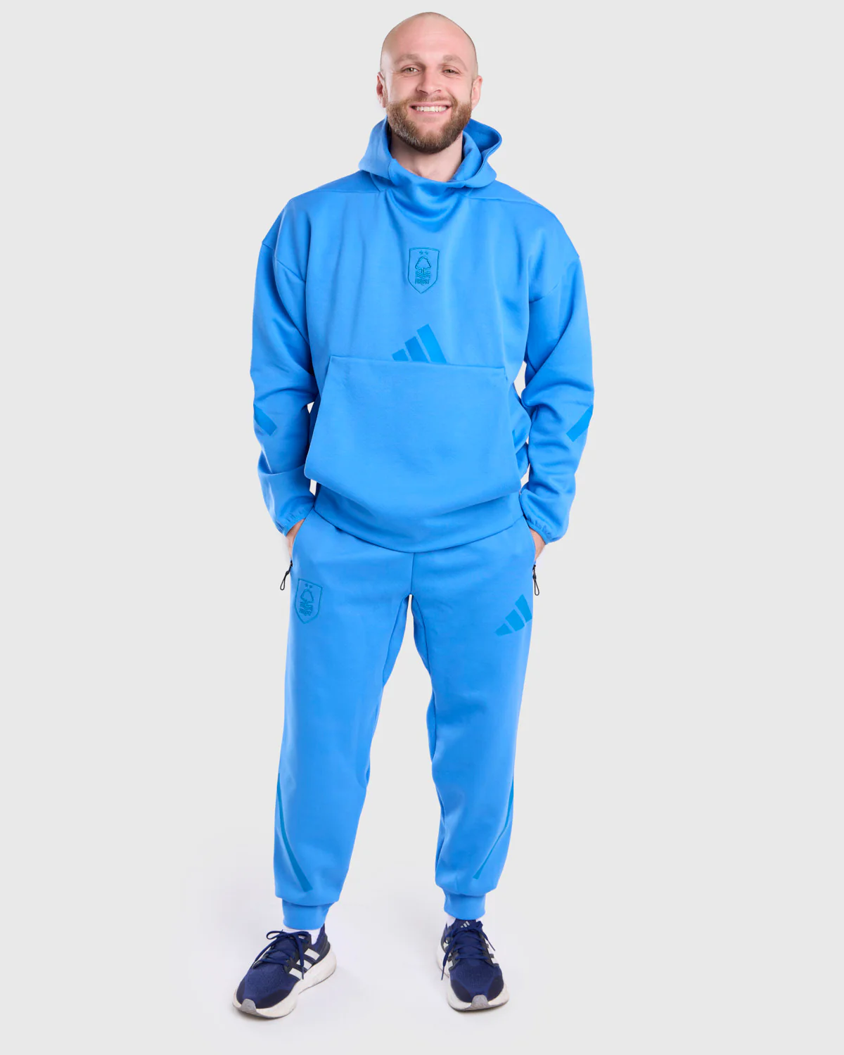 NFFC adidas Ray-Blue ZNE Hoodie - Image 5