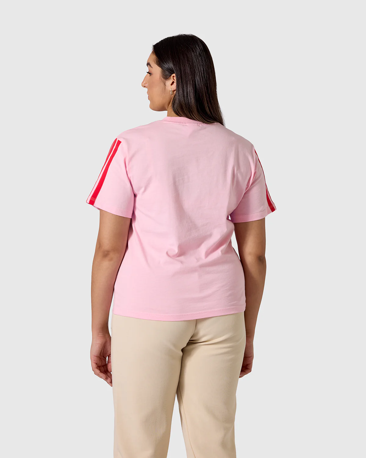 NFFC adidas Womens Ruby 3-Stripe T-Shirt - Image 2