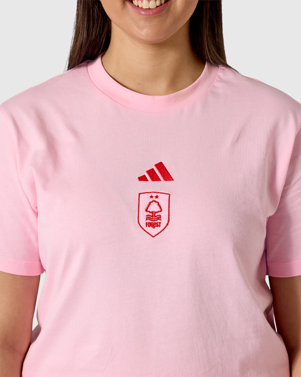 NFFC adidas Womens Ruby 3-Stripe T-Shirt - Image 4