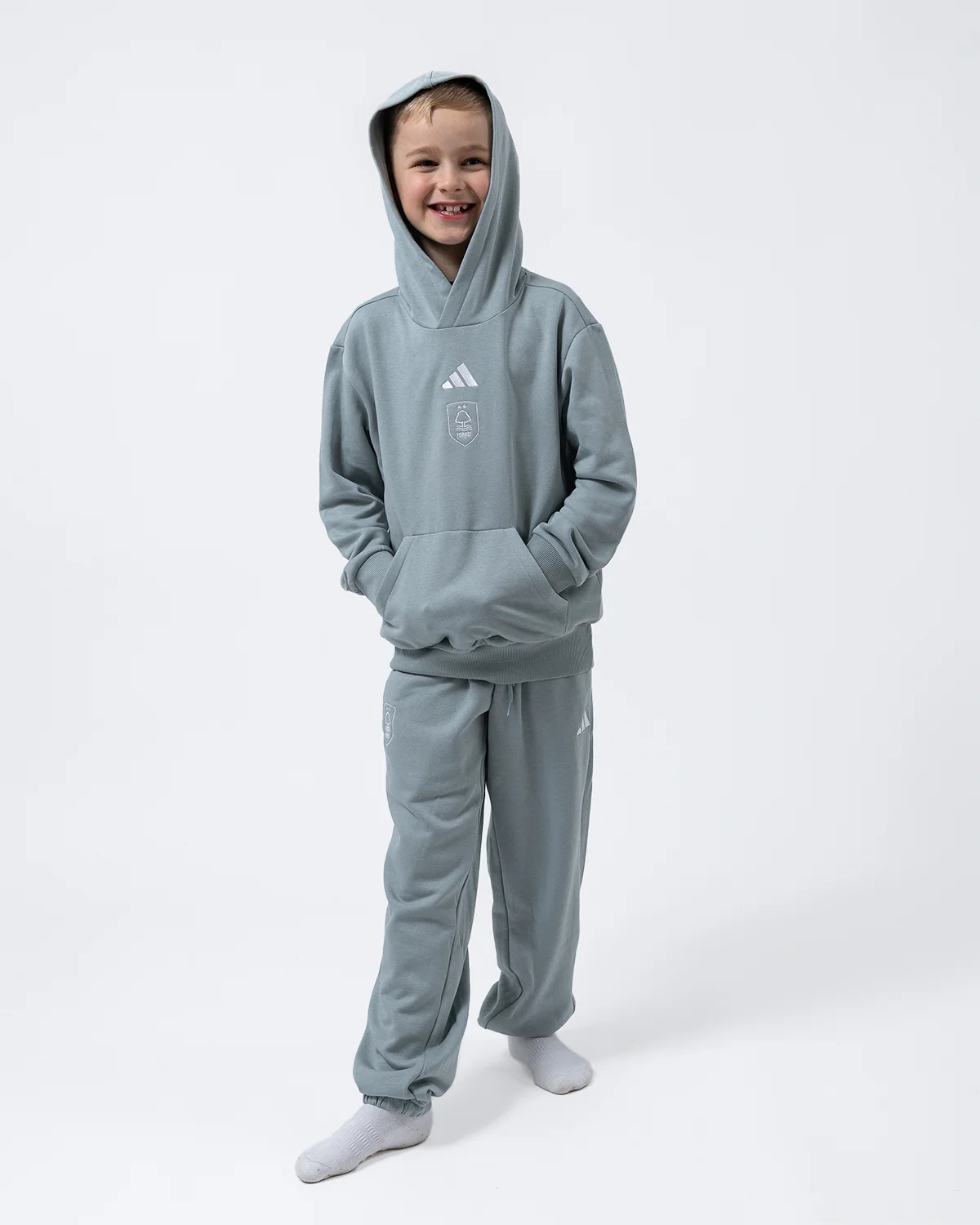 NFFC adidas Junior Sage Small Logo Hoodie