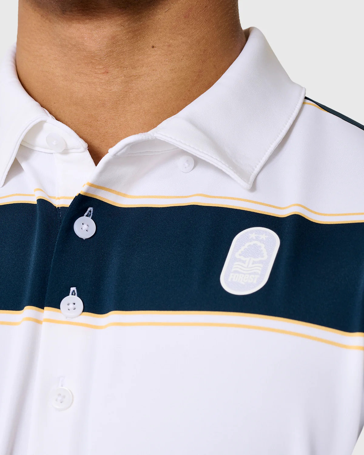 NFFC Adidas Ultimate365+ Jumbo Stripe Polo - Image 5
