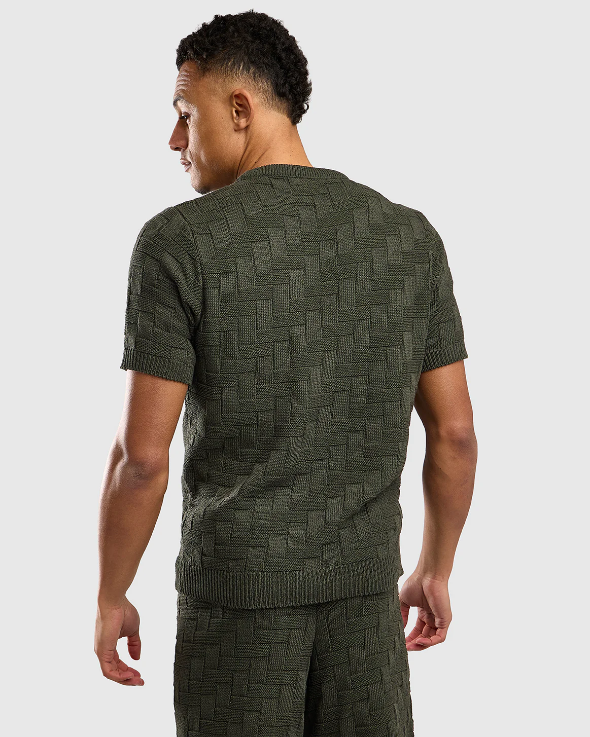 NFFC Musk Herringbone Open Collar Polo - Image 3