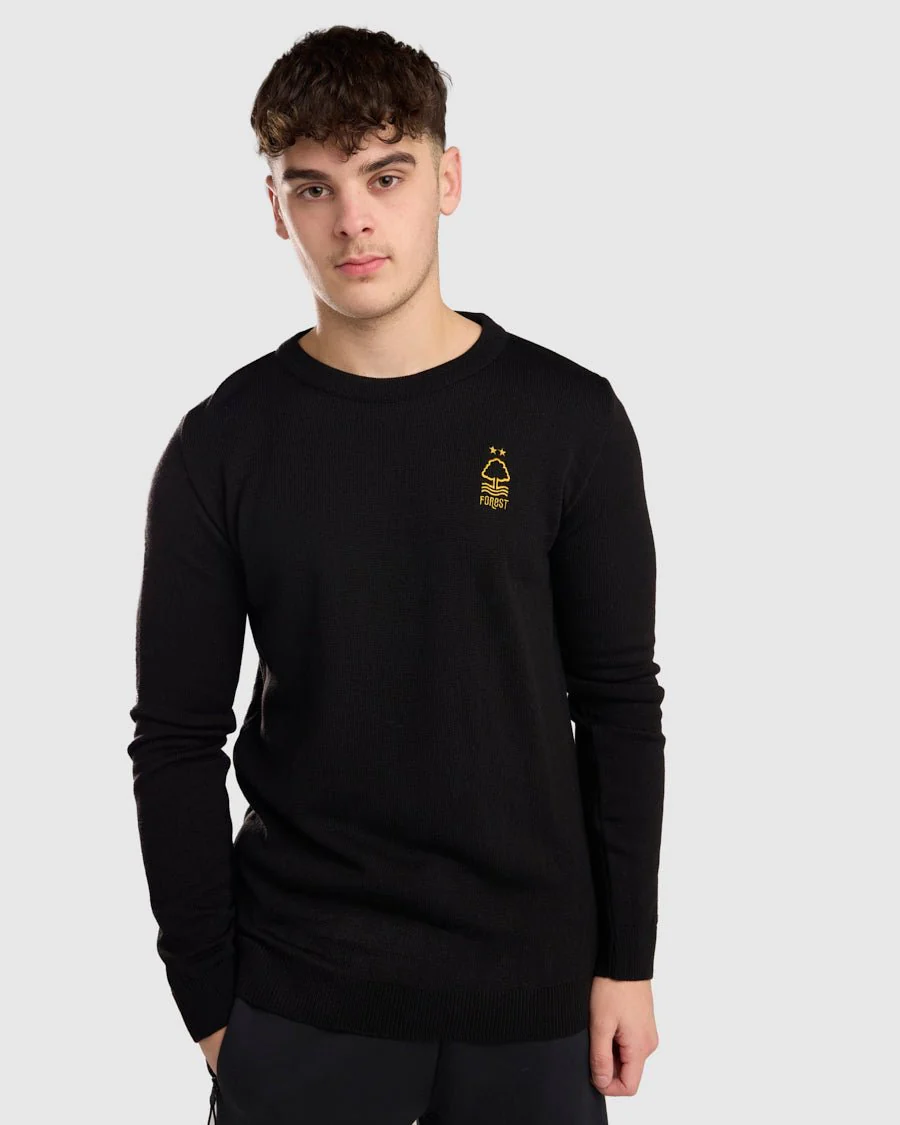 NFFC Black Essential Knit Crewneck