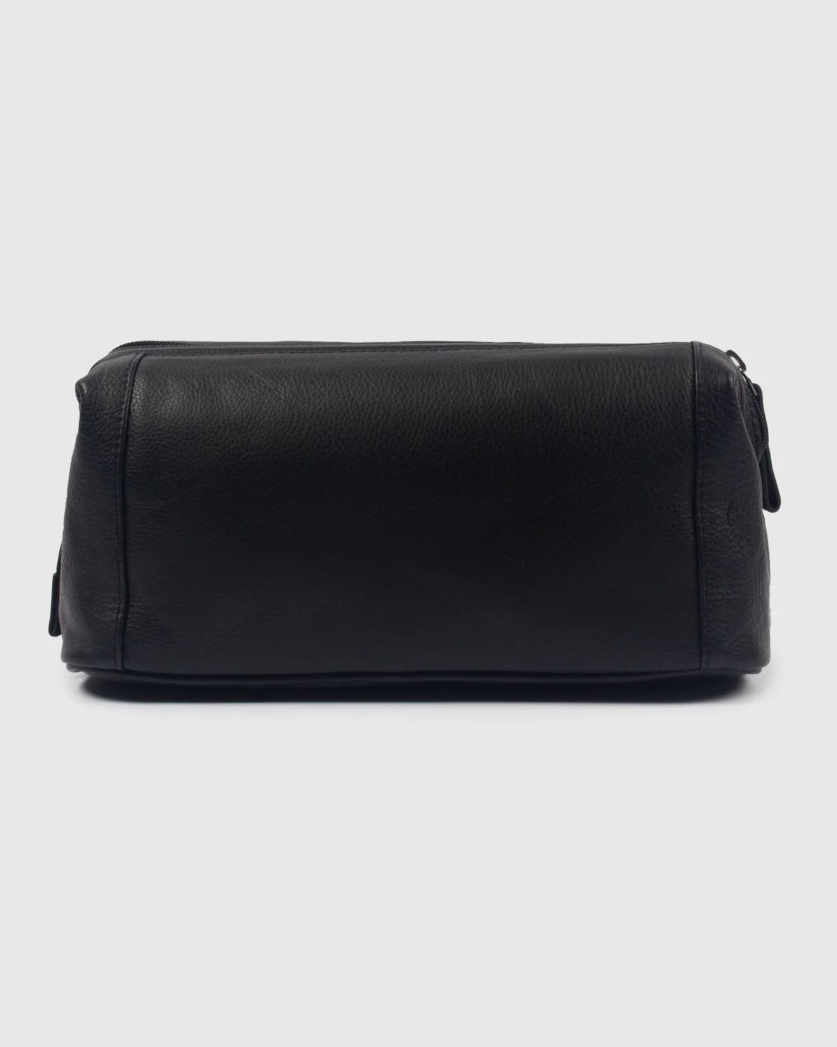 NFFC Black Leather Banded Wash Bag - Image 3
