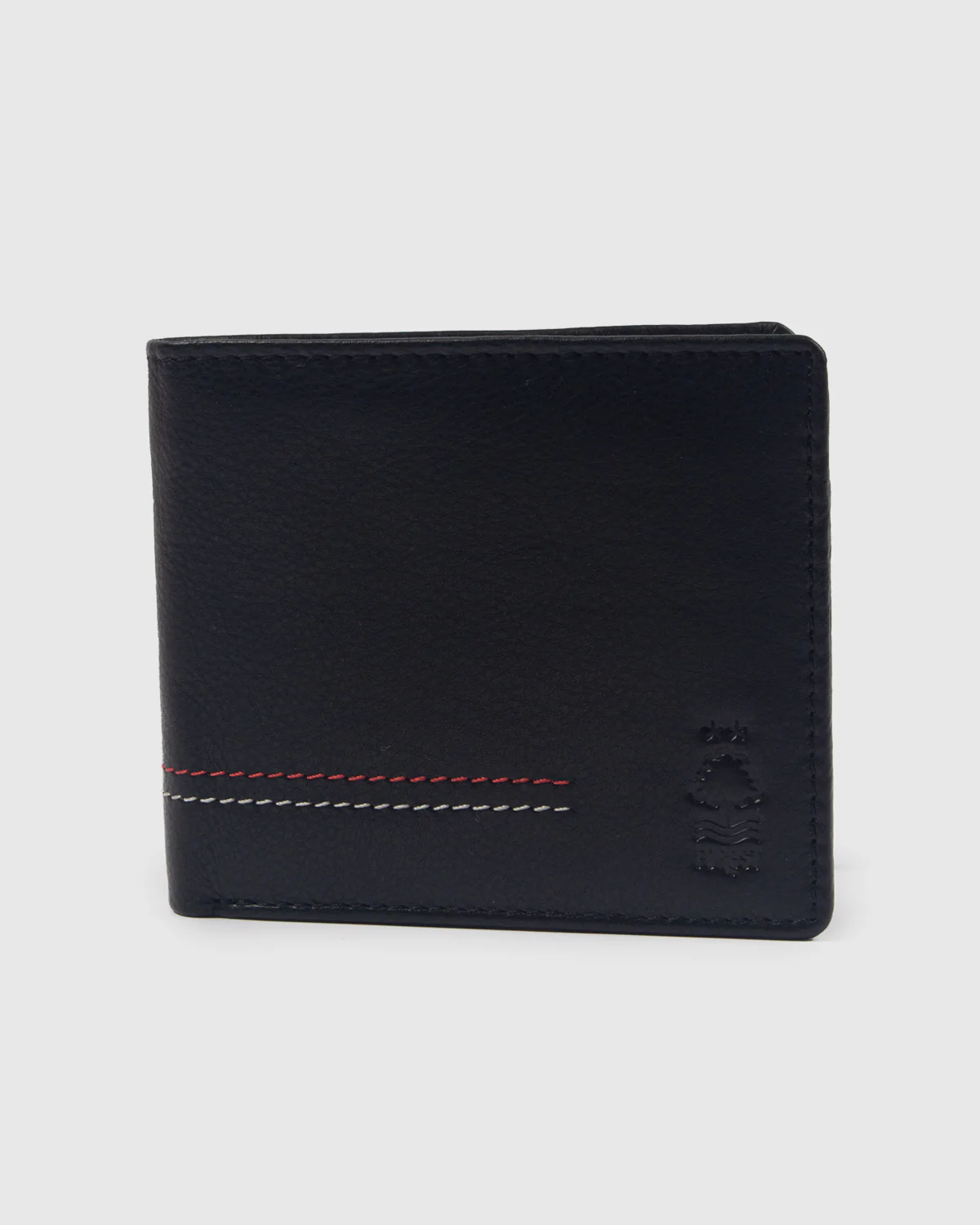 NFFC Black Leather Stitch Wallet - Image 3