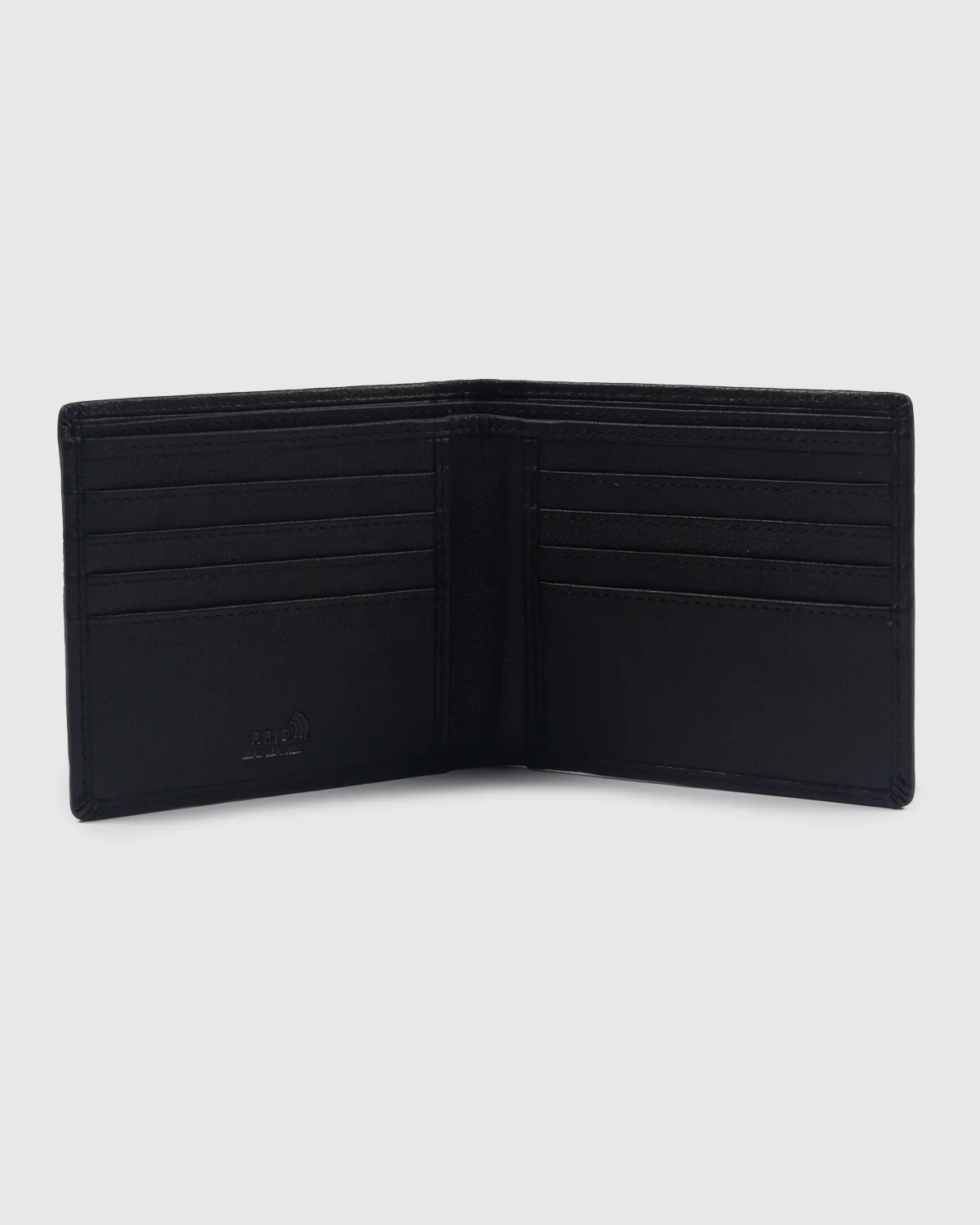 NFFC Black Leather Wallet - Image 2