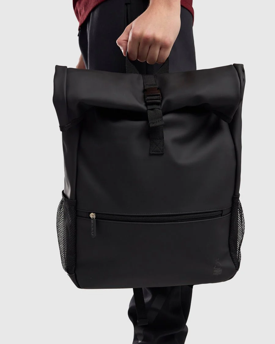 NFFC Black Lifestyle Roll Top Bag - Image 4