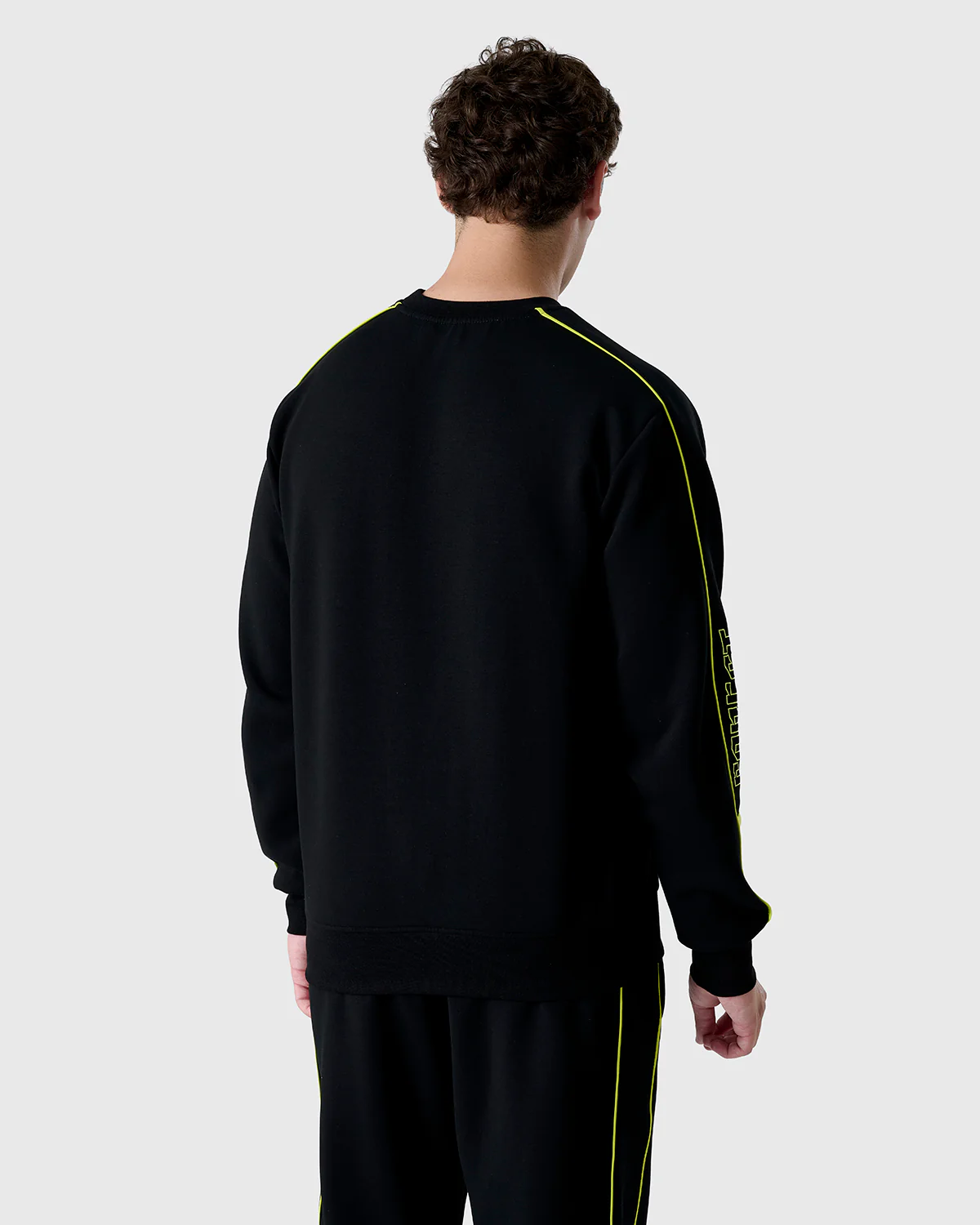 NFFC Black Neon Pop Crewneck Sweatshirt - Image 4