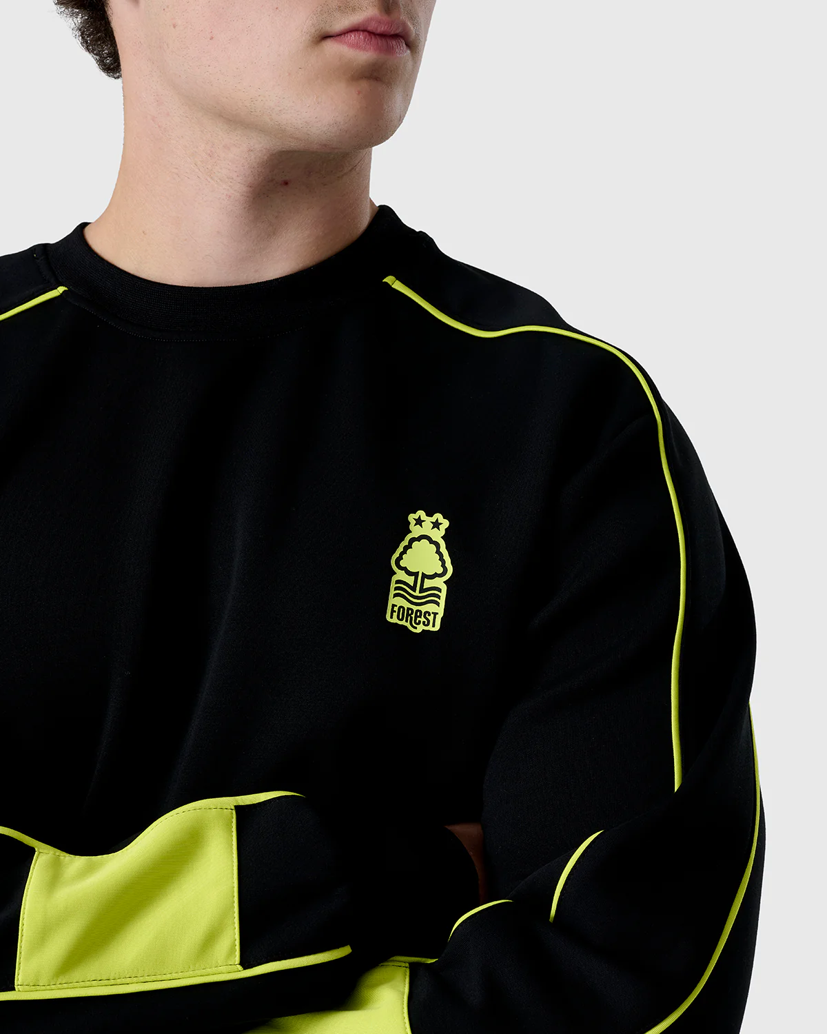 NFFC Black Neon Pop Crewneck Sweatshirt - Image 5