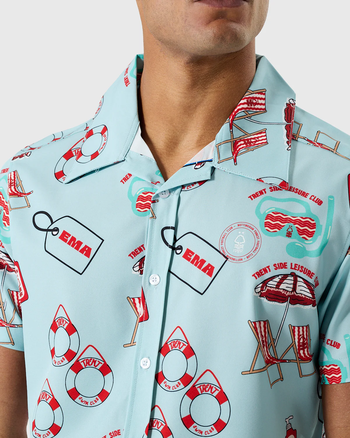 NFFC Blue Trent Club Shirt - Image 4