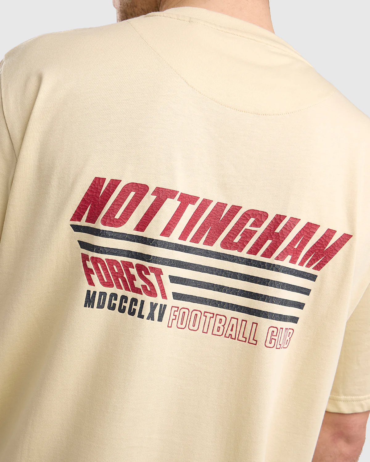 NFFC Ecru Racing Back Print T-Shirt - Image 3