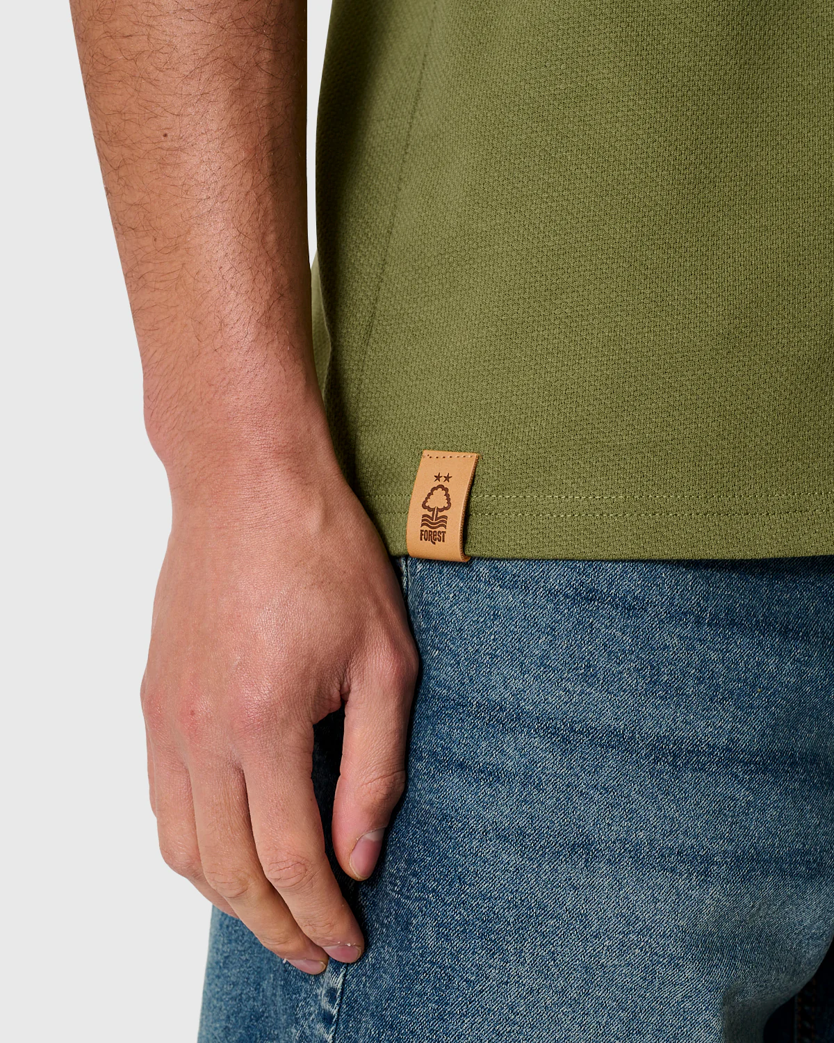 NFFC Khaki Classic Bubble Knit T-Shirt - Image 5