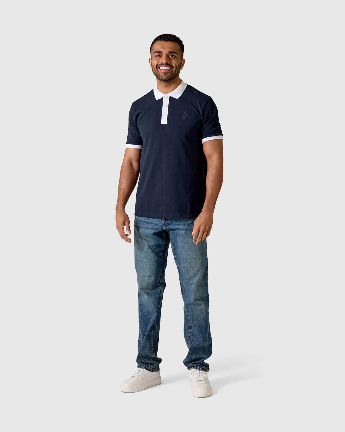 NFFC Navy Bridgford Drop Needle Polo - Image 3
