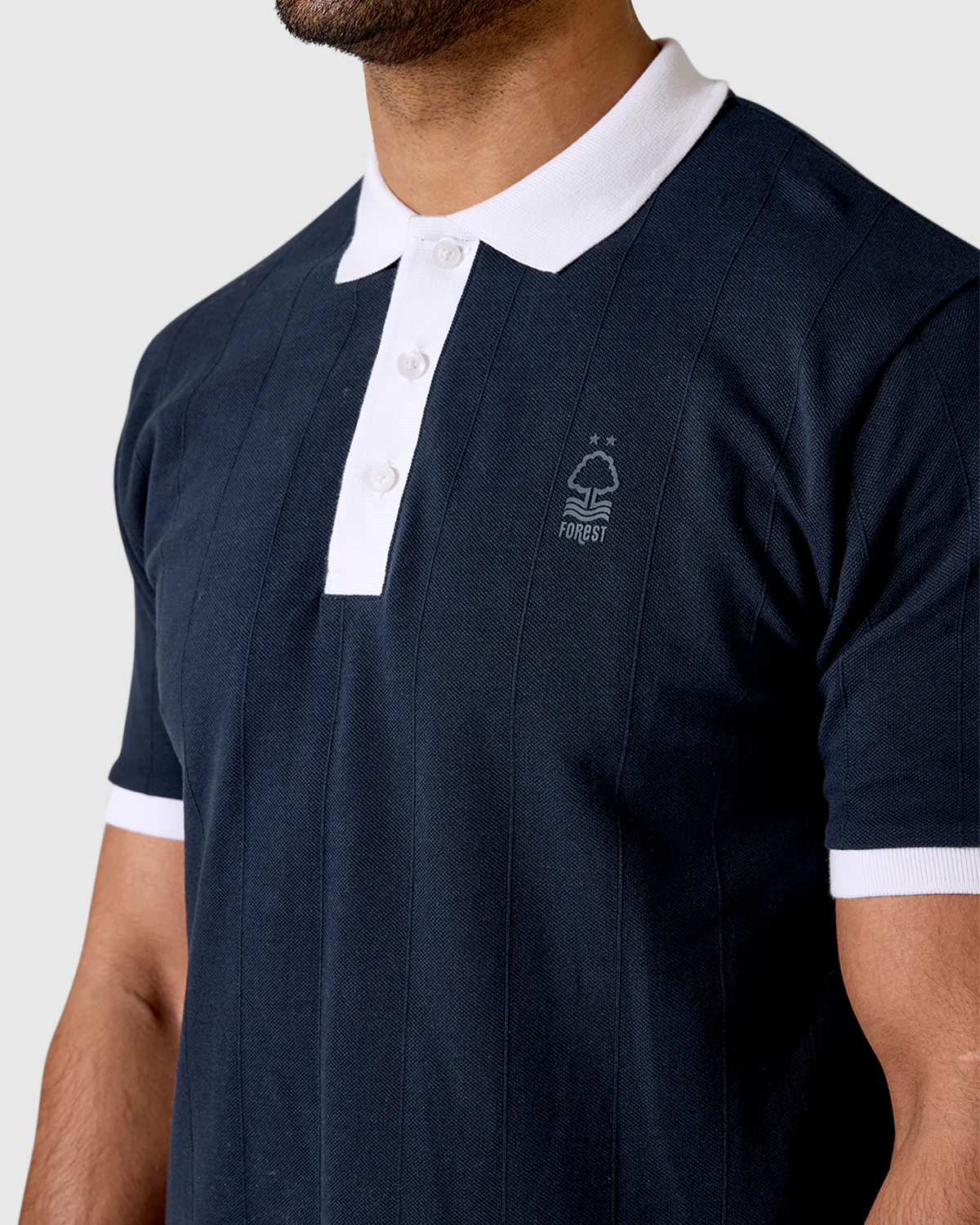 NFFC Navy Bridgford Drop Needle Polo - Image 4