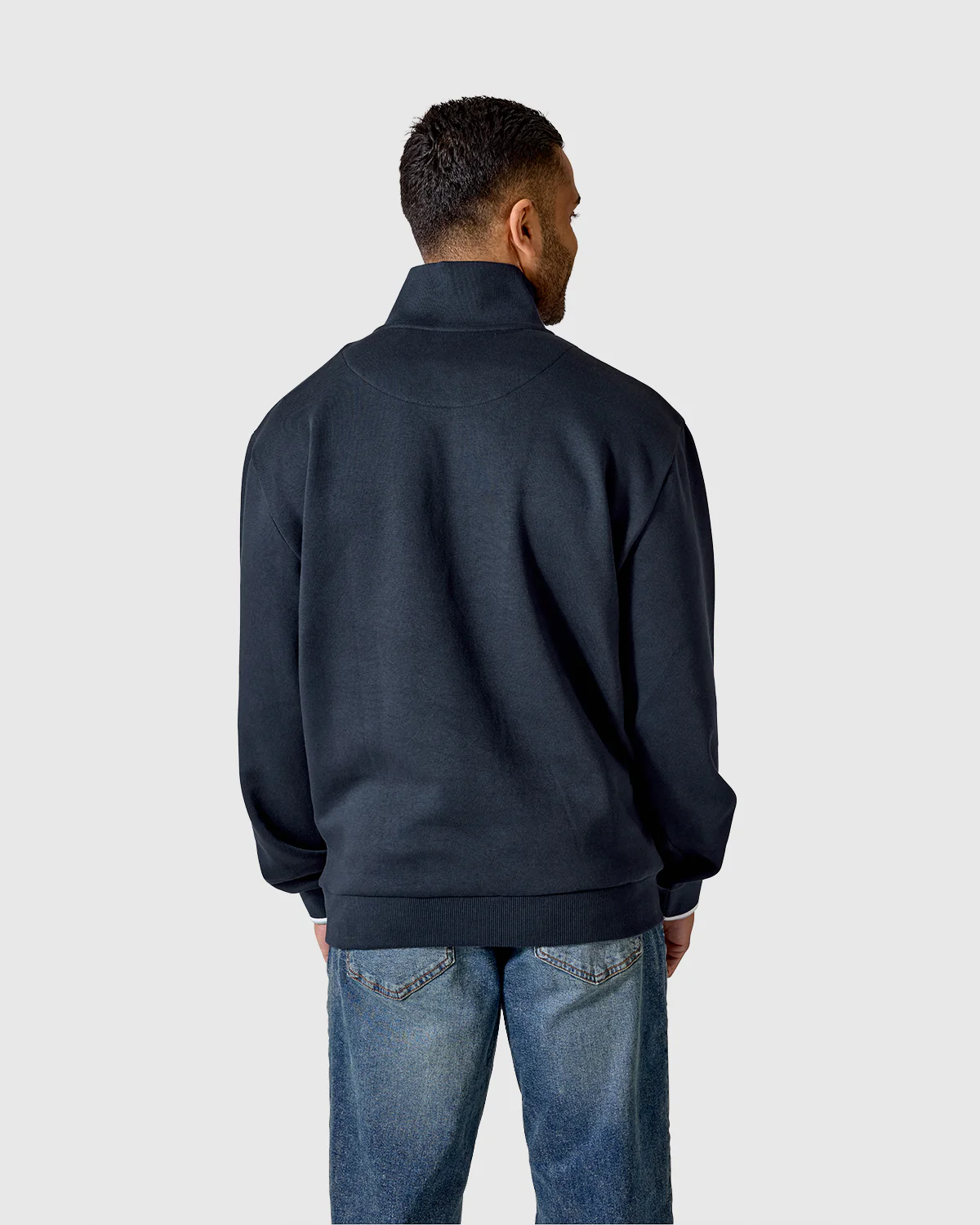 NFFC Navy Bridgford 1/4 Zip Top - Image 2